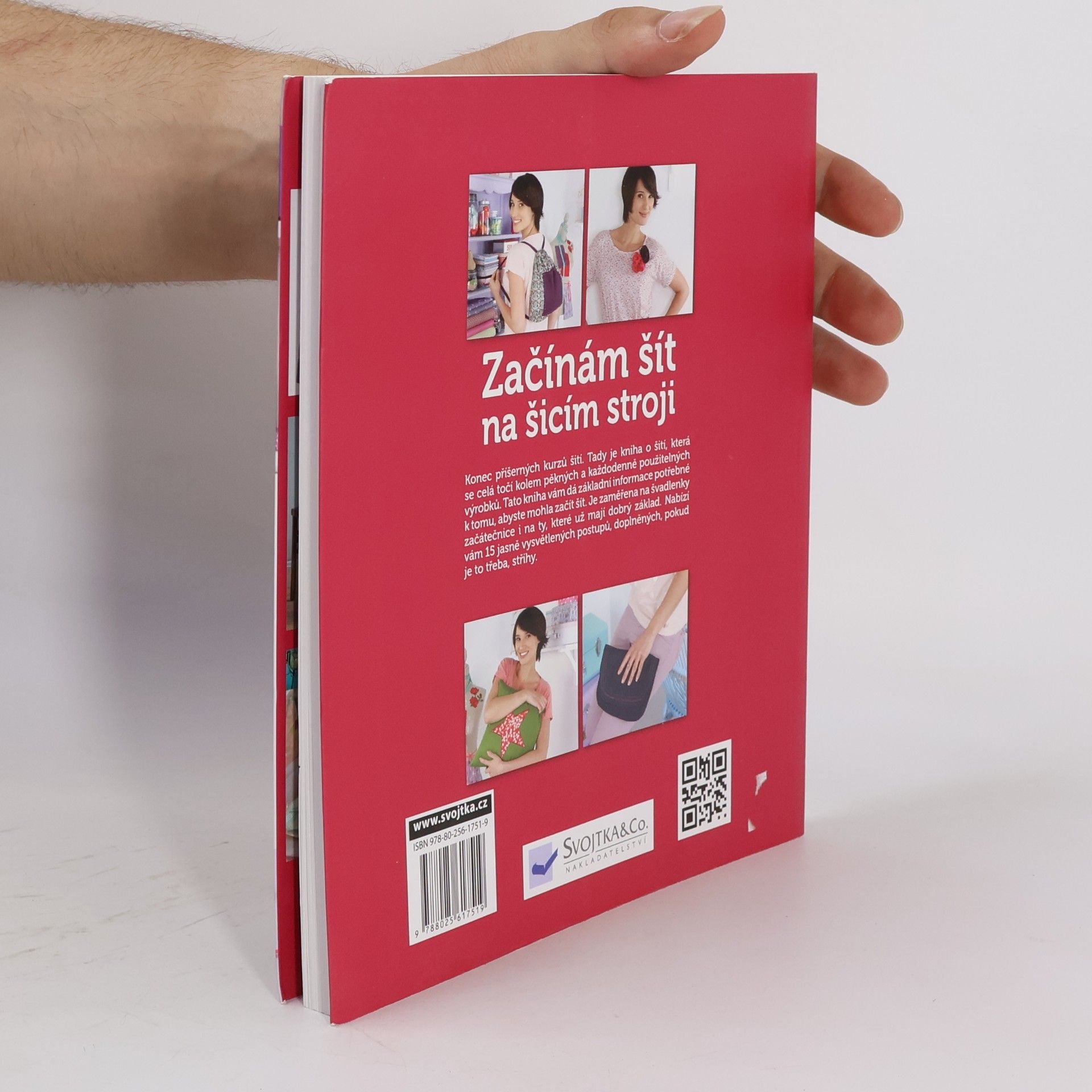 Karolína Schwarzová Začínám šít na šicím stroji : 50 lekcí, 15 modelů