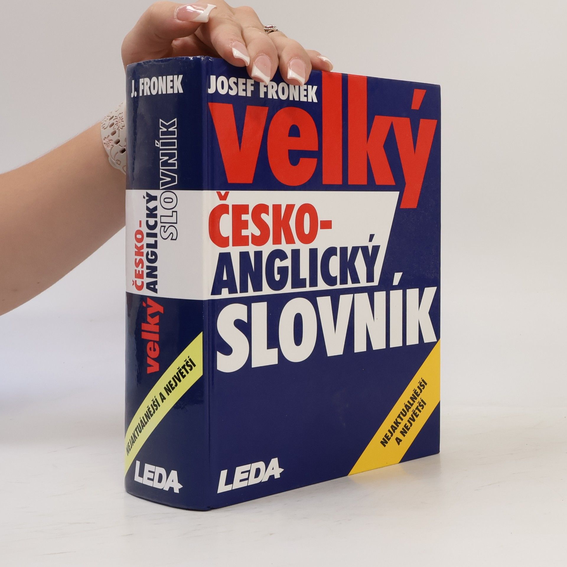 Josef Fronek Velký česko-anglický slovník