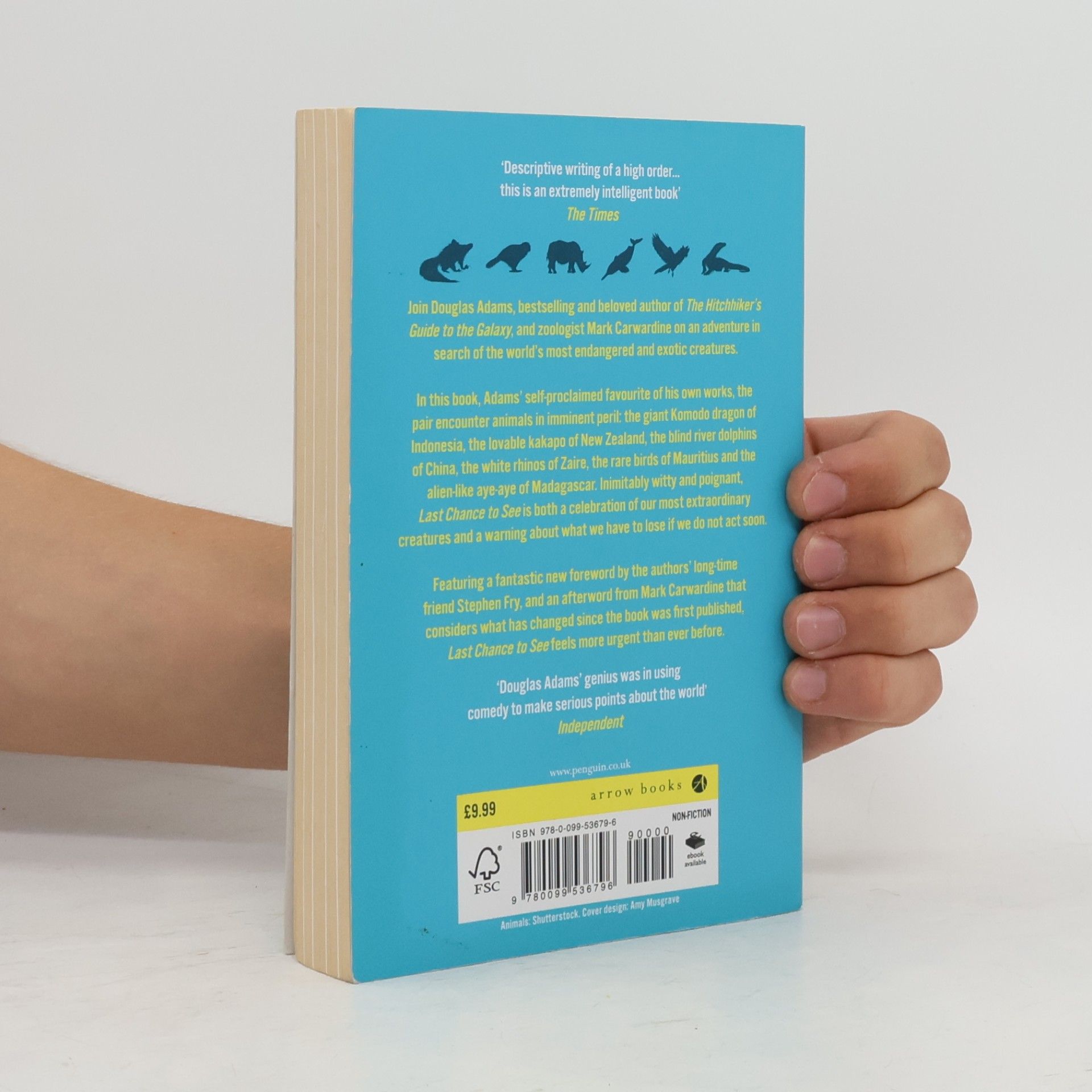 Douglas Adams Last Chance to See. Die Letzten ihrer Art, englische Ausgabe