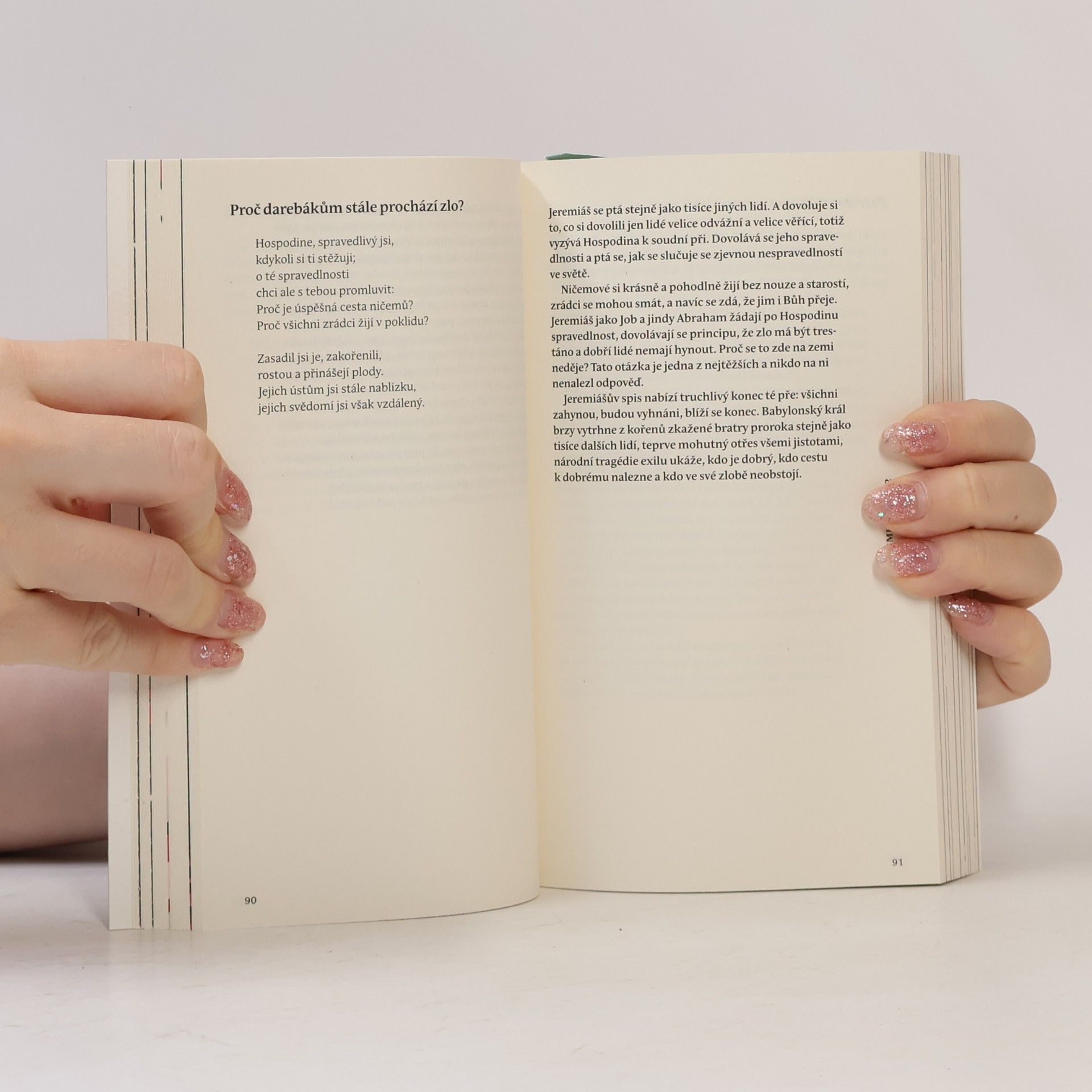 Věra Tydlitátová Jeremiáš, biblickým textem provází Věra Tydlitátová