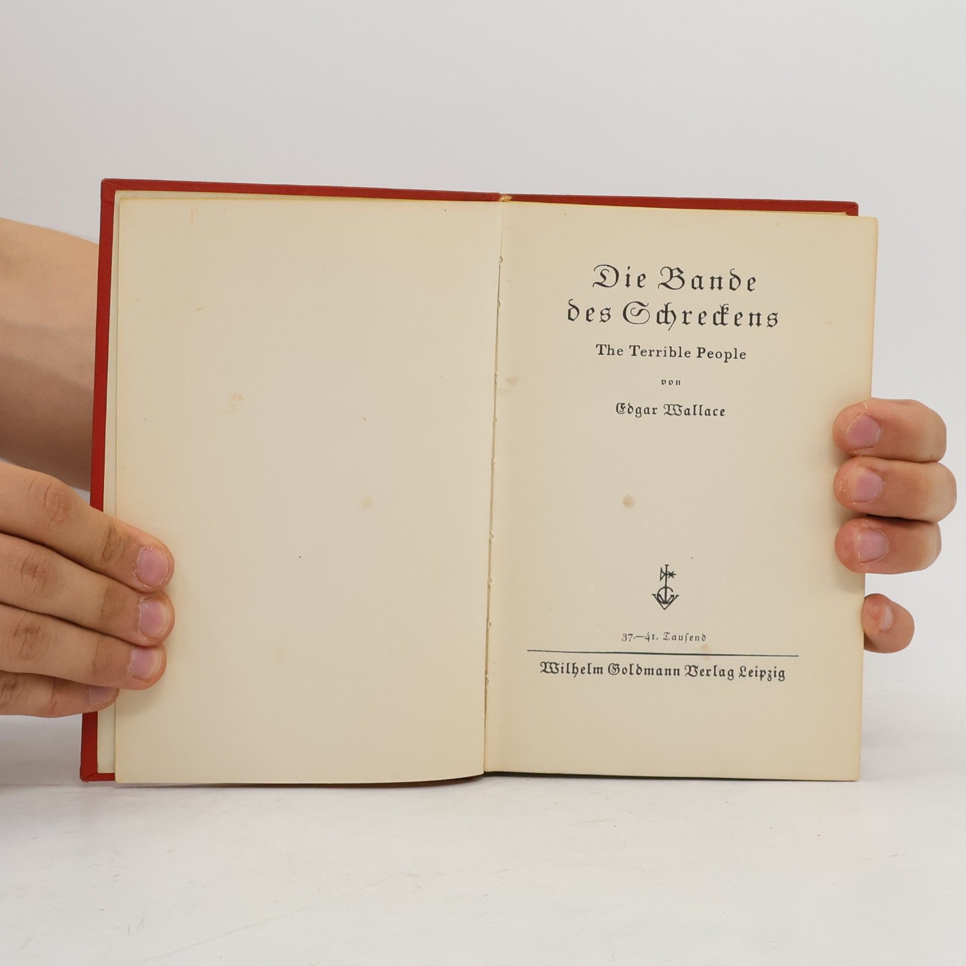 Edgar Wallace Die Bande des Schreckens