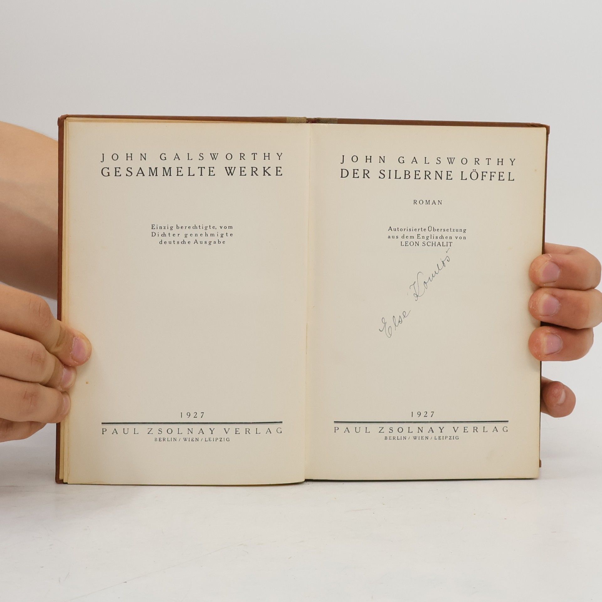 John Galsworthy Der silberne Löffel