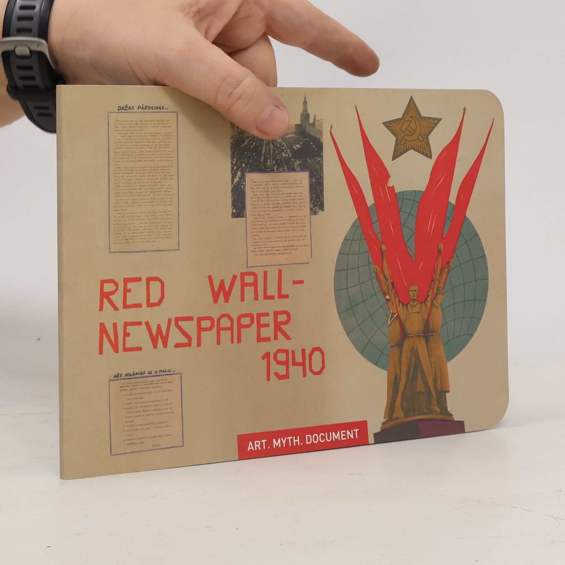 Pēteris Bankovskis Red Wall-Newspaper 1940