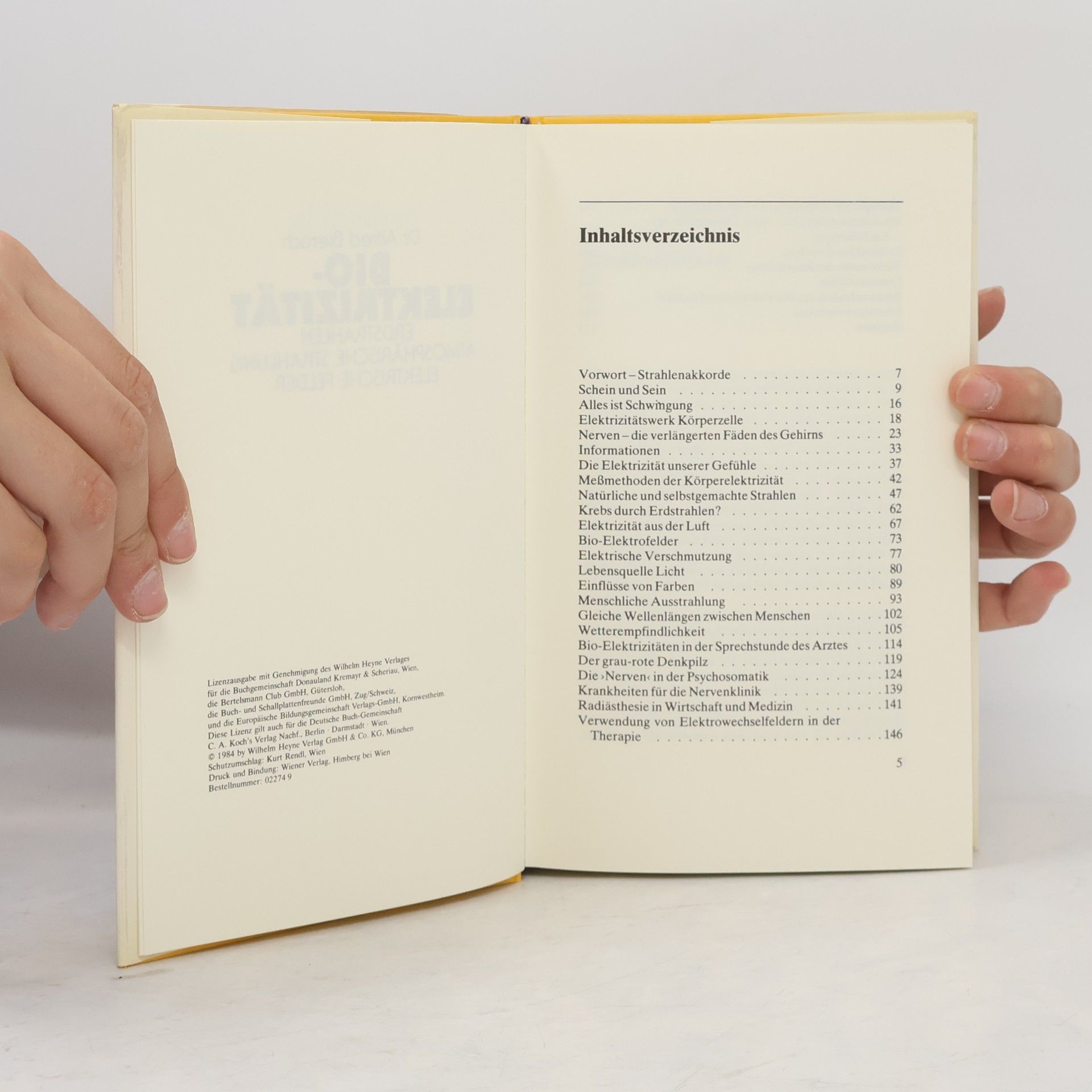 Alfred J. Bierach Bioelektrizität