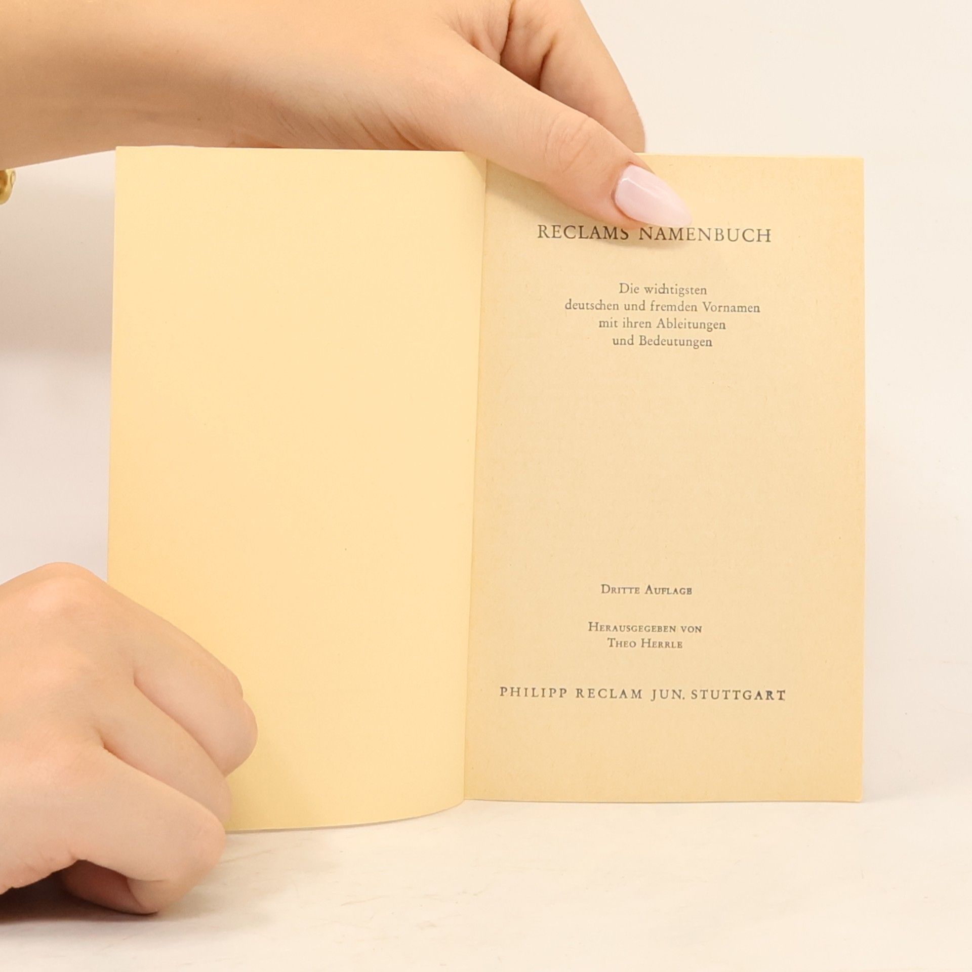Kolektiv autorů Reclams Namenbuch