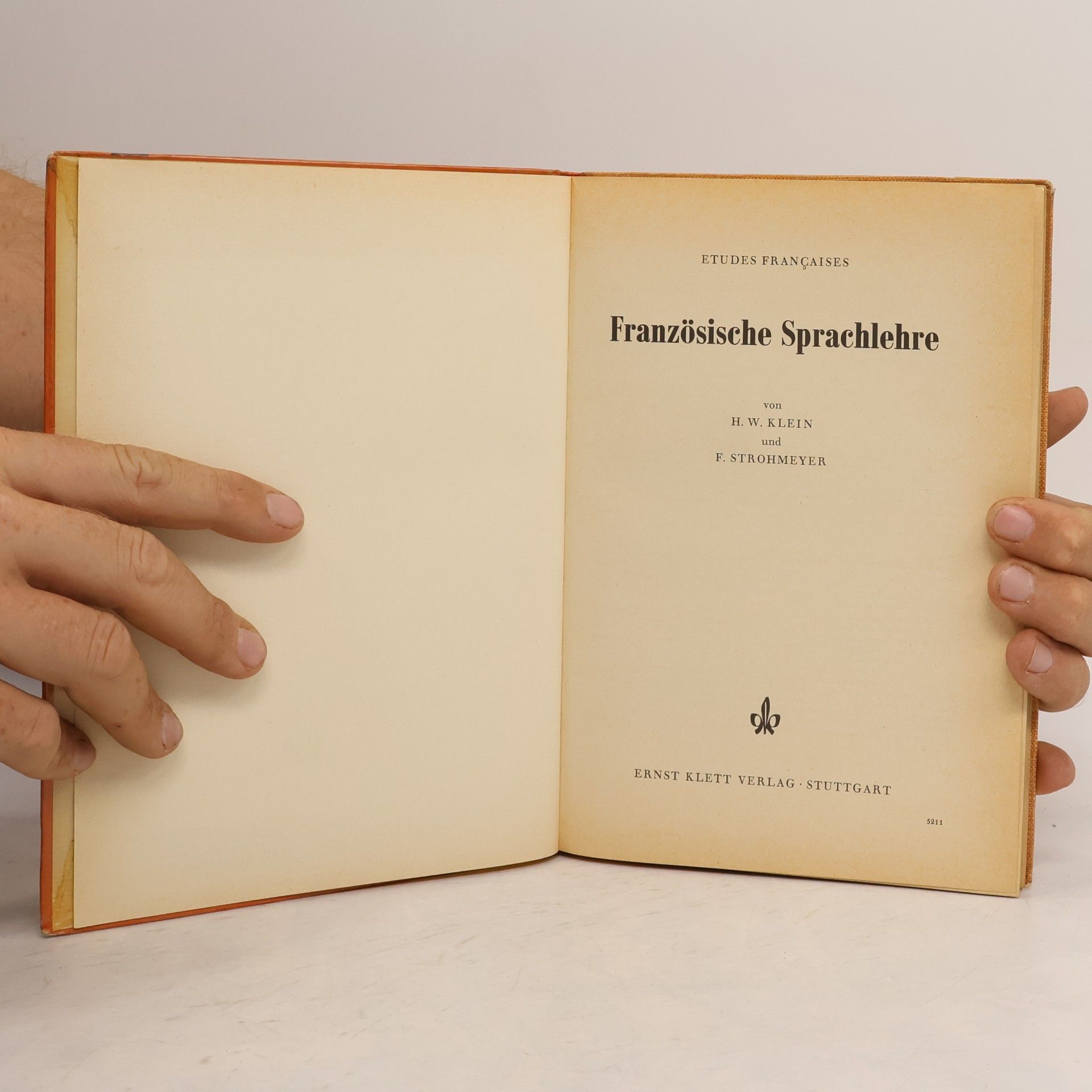 H. W. Klein Französische Sprachlehre