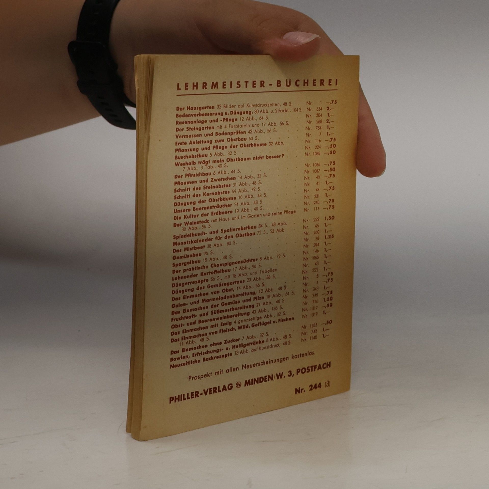 F. R. Thüring Die wichtigsten Veredlungsarten