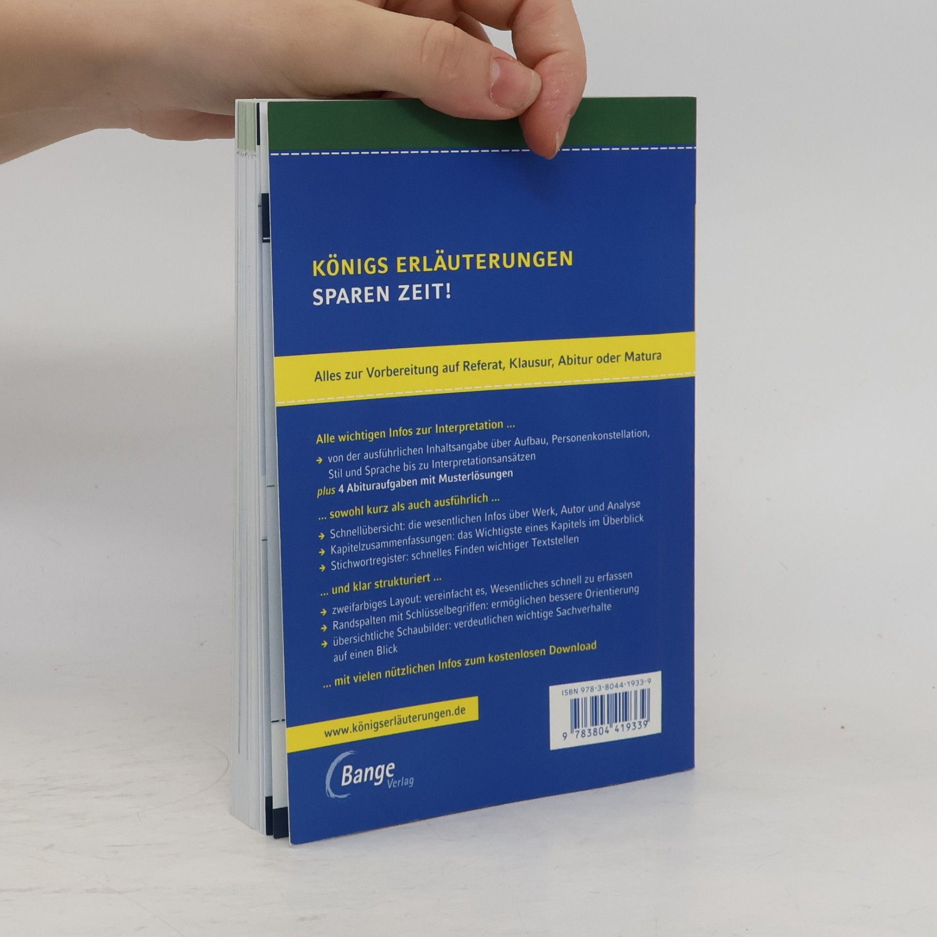 Siegfried Lenz Textanalyse und Interpretation zu Siegfried Lenz Deutschstunde