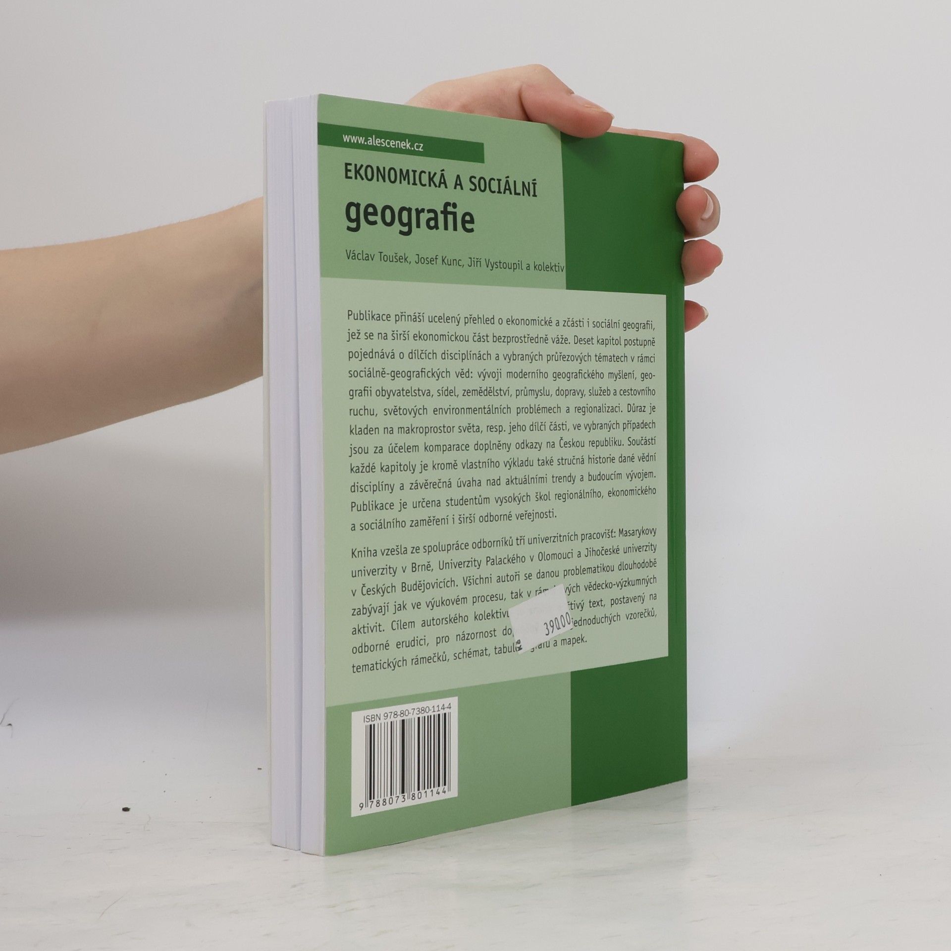 Václav Toušek Ekonomická a sociální geografie