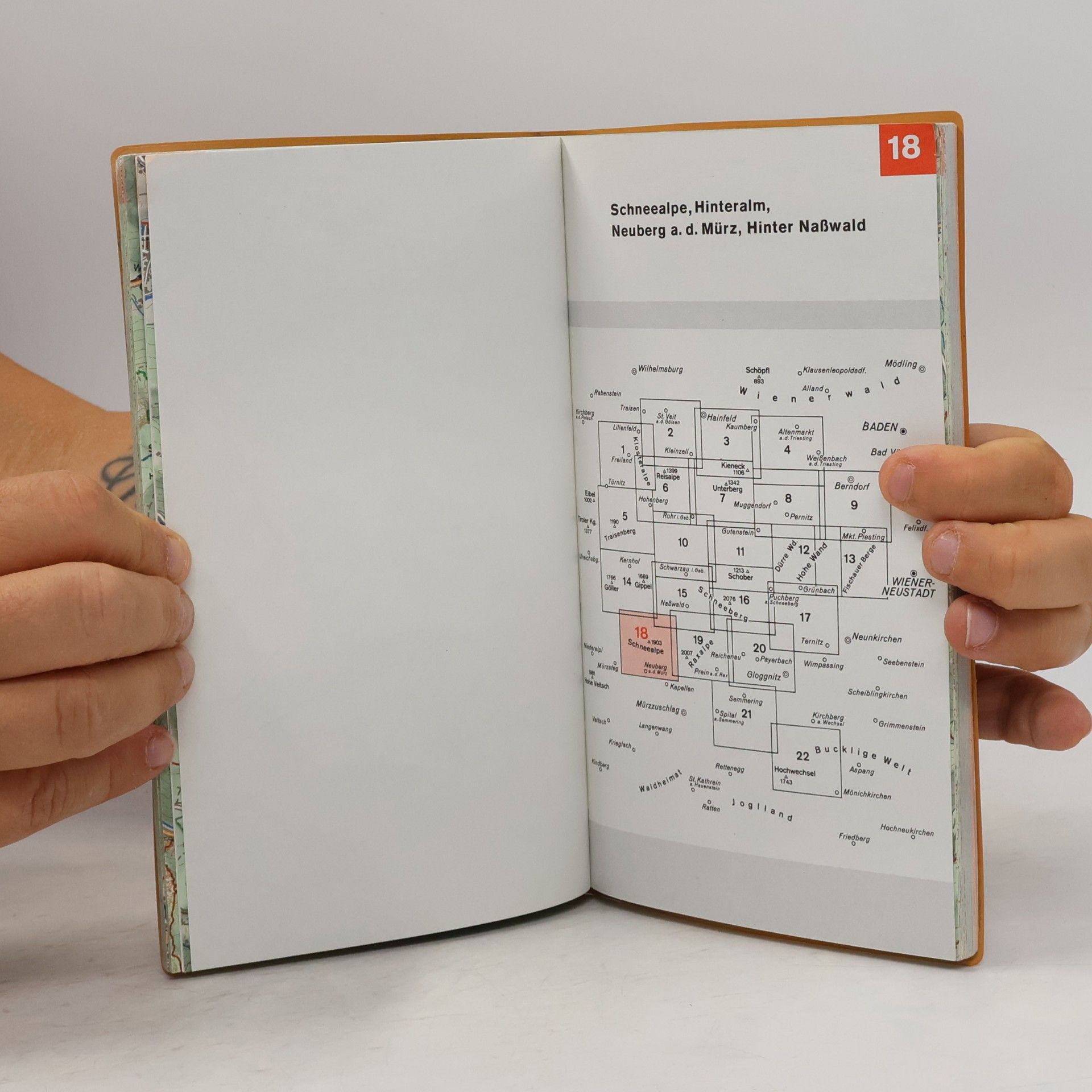 Erwin Benesch Freytag-&-Berndt-Wanderatlas Wiener Hausberge