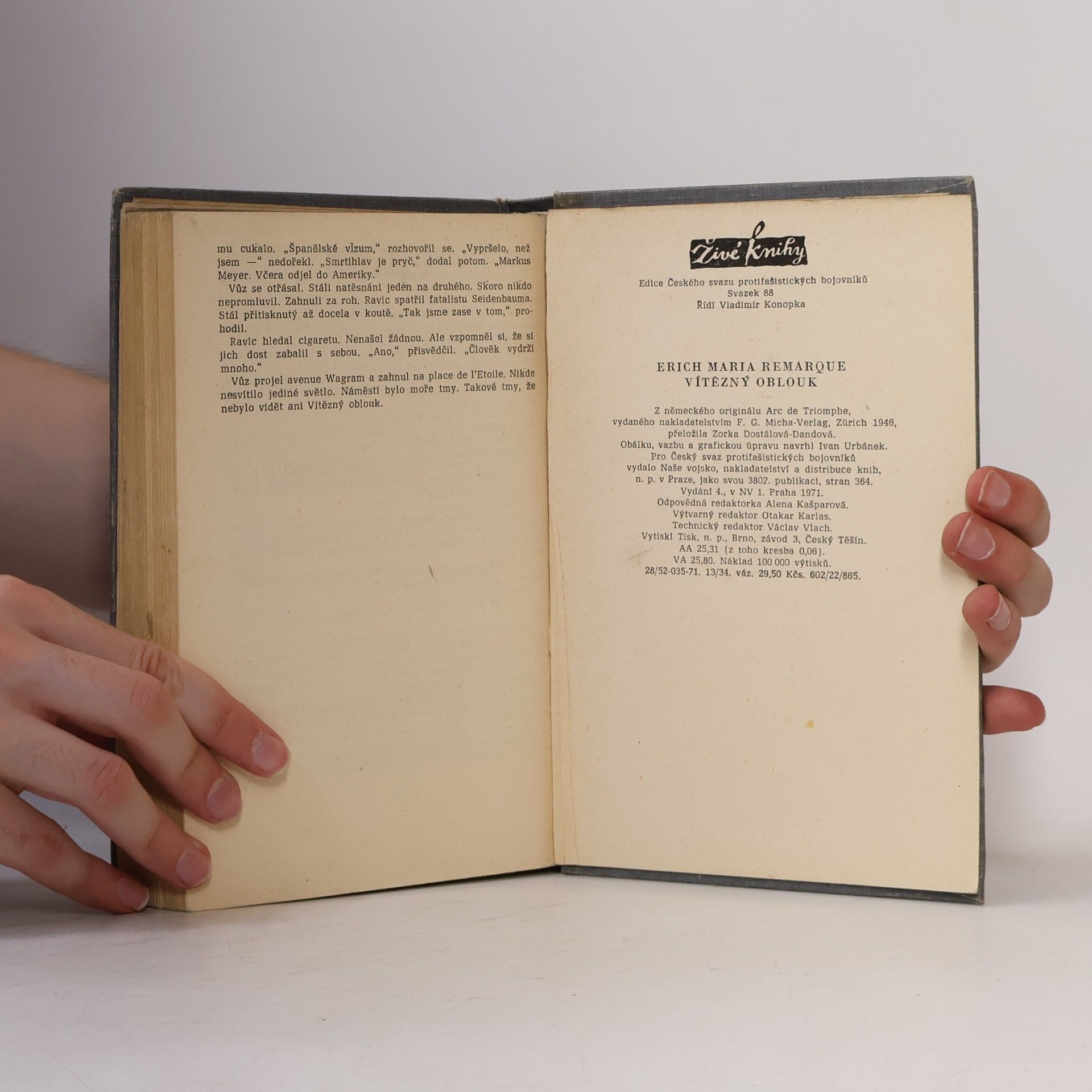 Erich Maria Remarque Vítězný oblouk