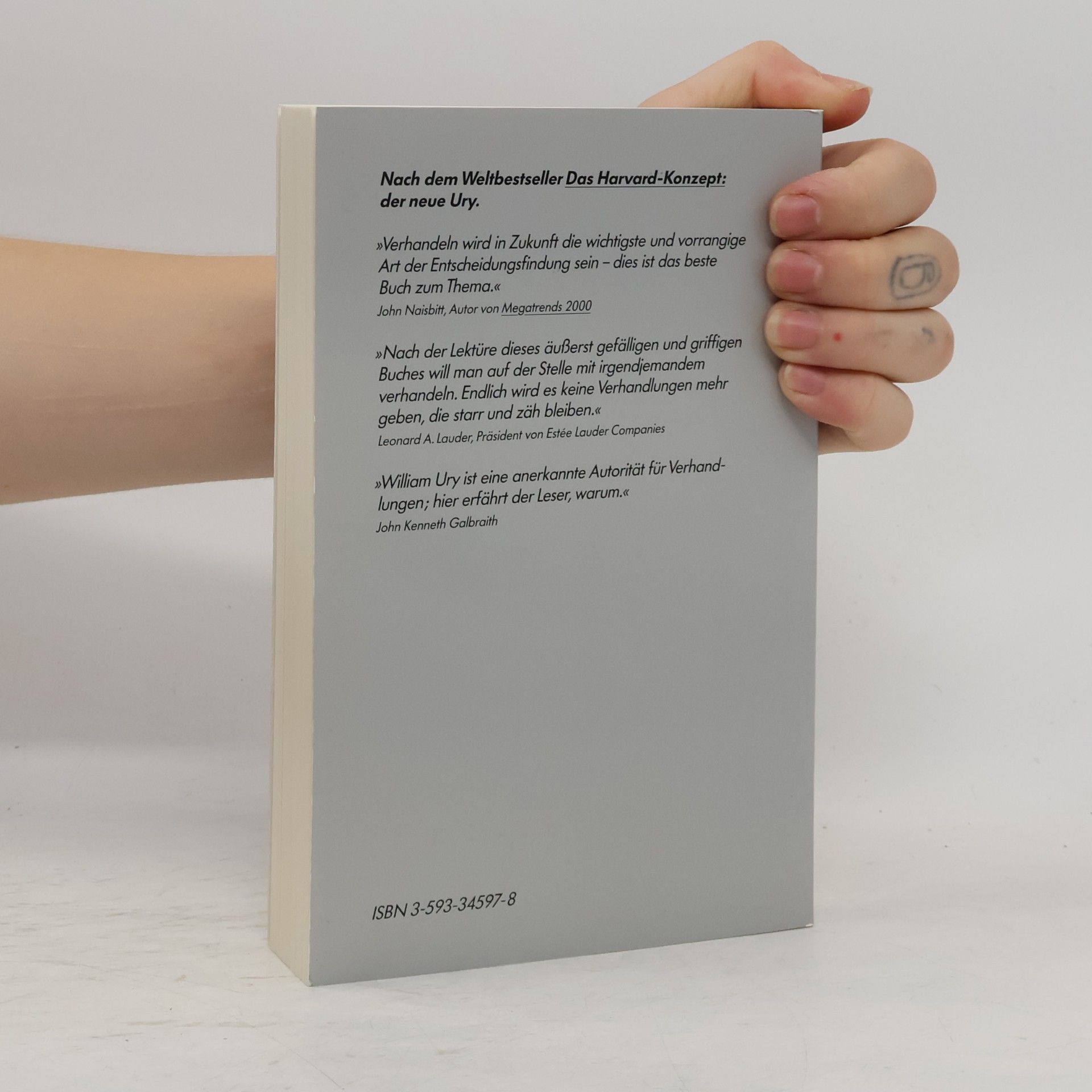 William Ury Schwierige Verhandlungen