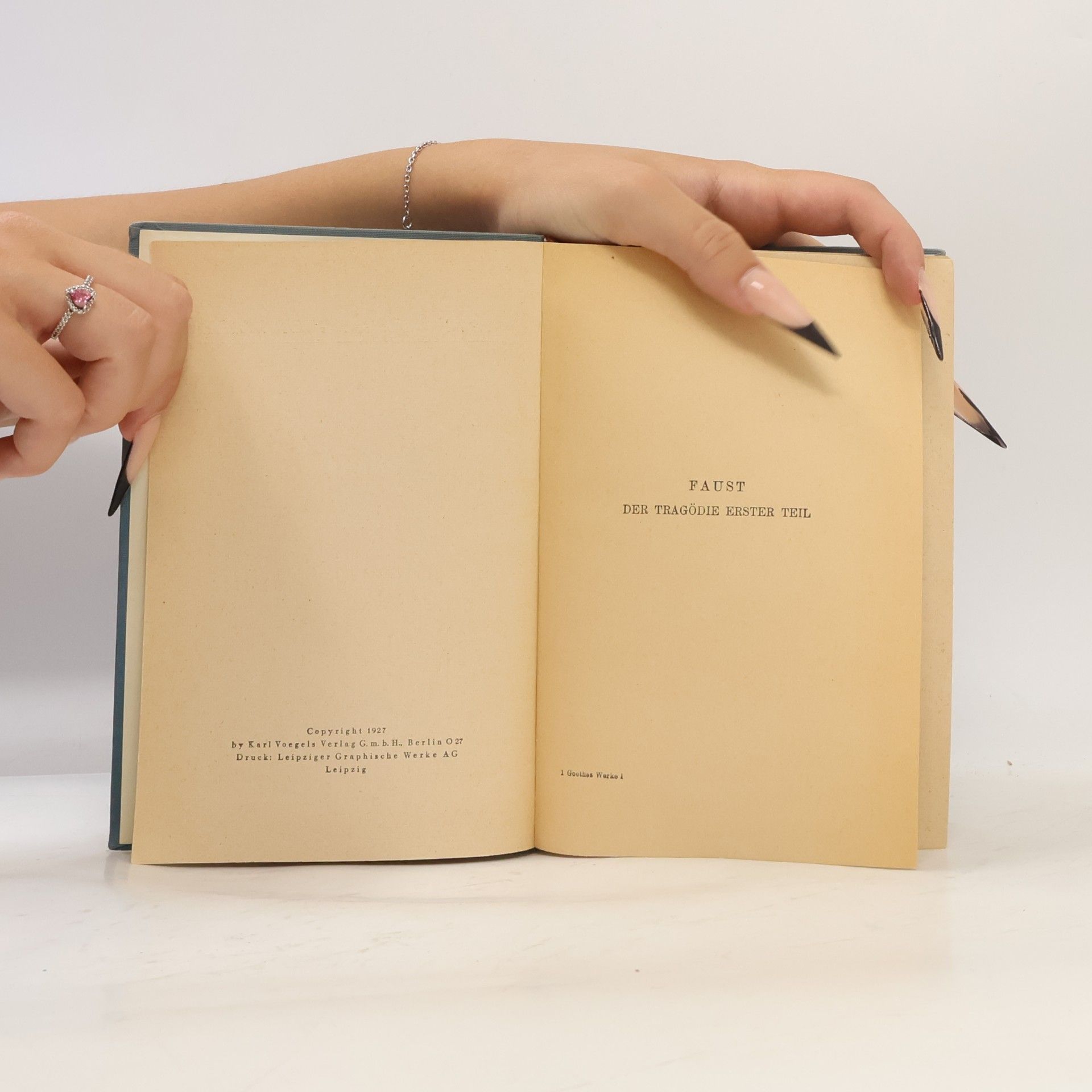 Johann Wolfgang von Goethe Gesammelte Werke 1