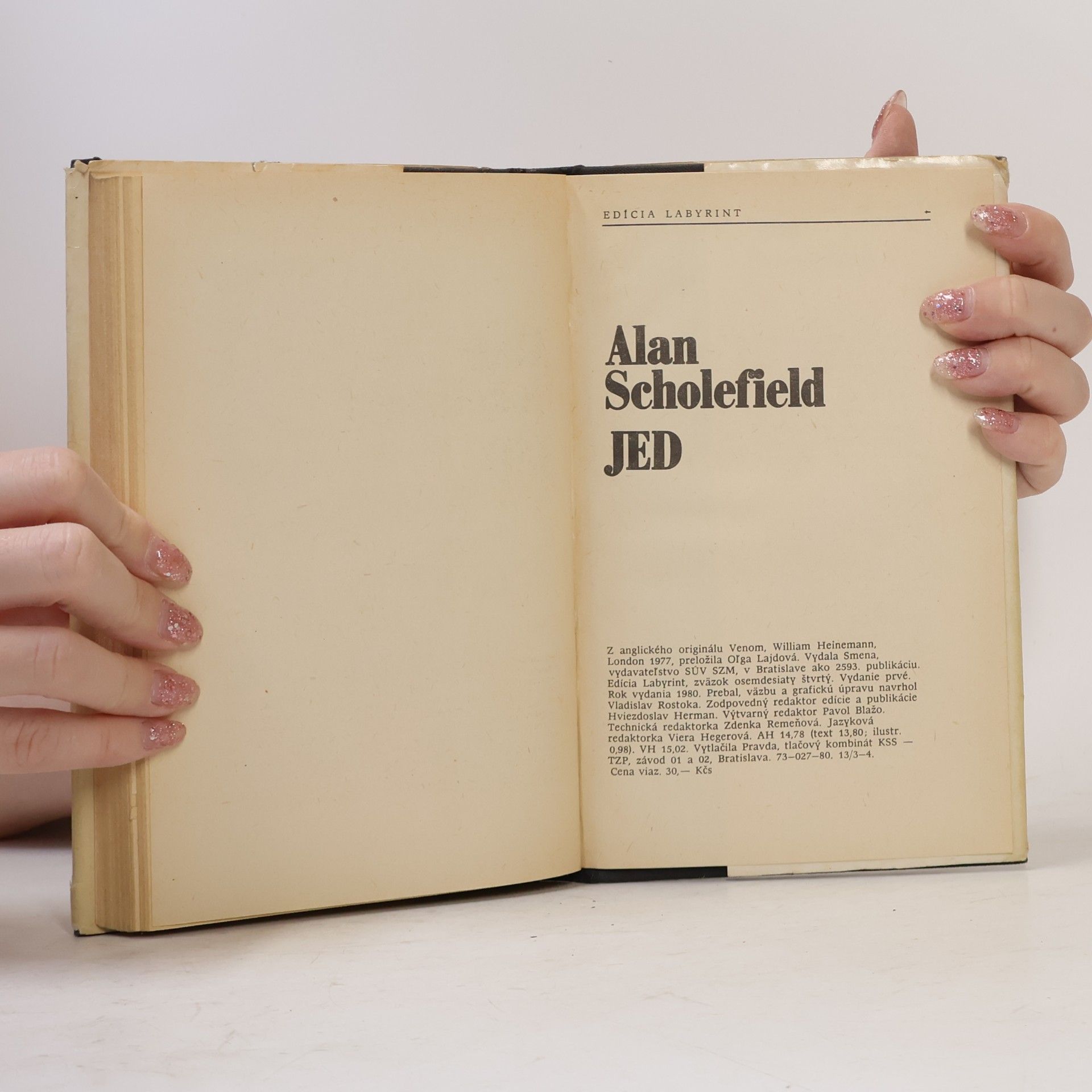 Alan Scholefield Jed
