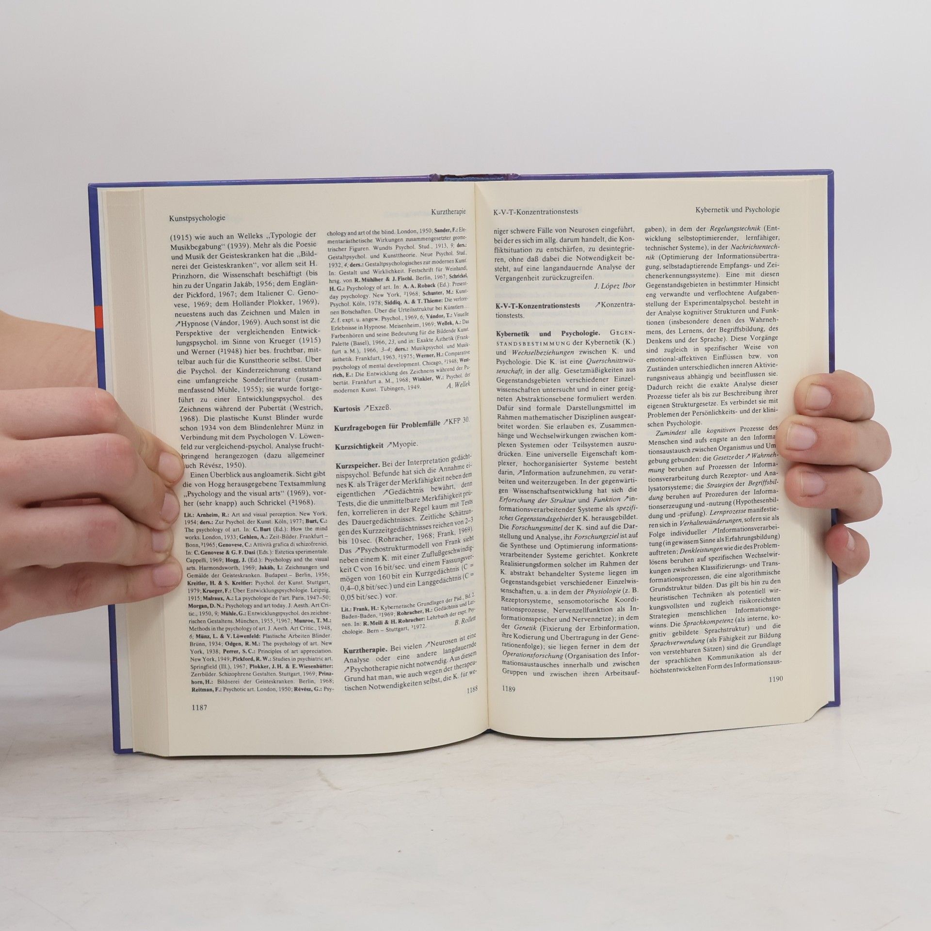 Arnold Eysenck Meili Lexikon der Psychologie. Band 2