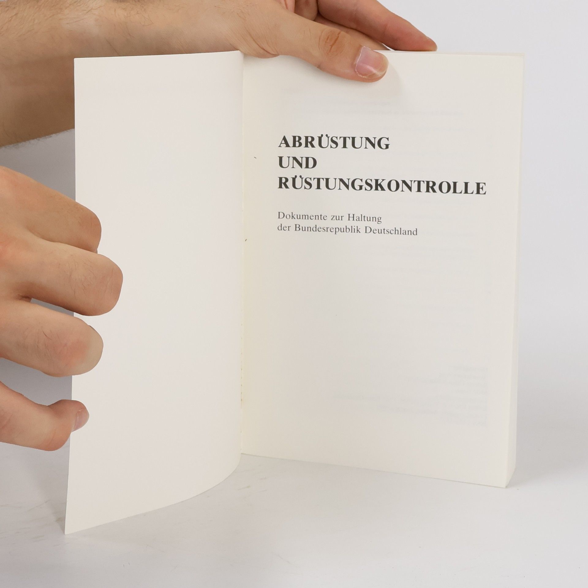 Autorenkollektiv Abrüstung und Rüstungskontrolle