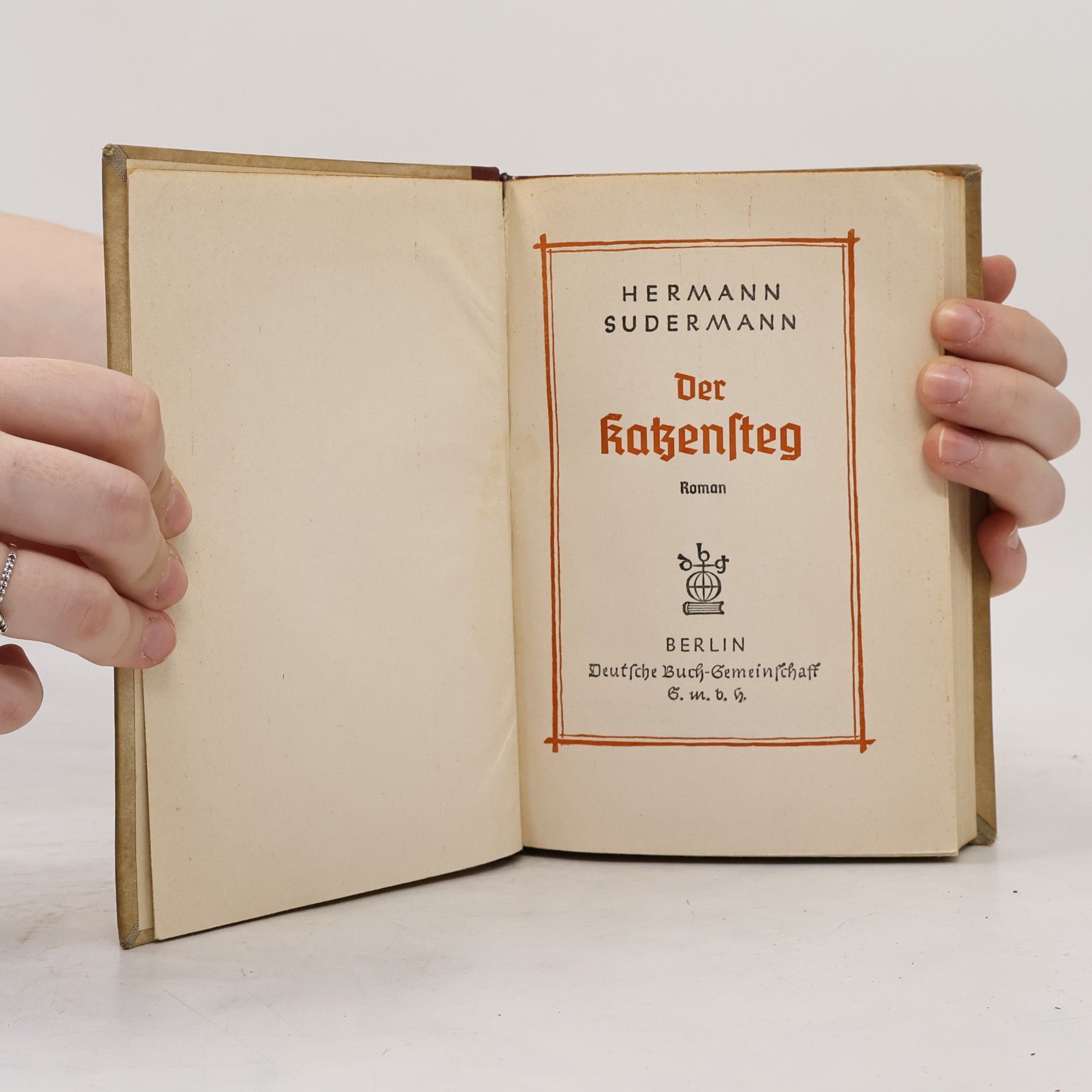 Hermann Südermann Der Katzensteg