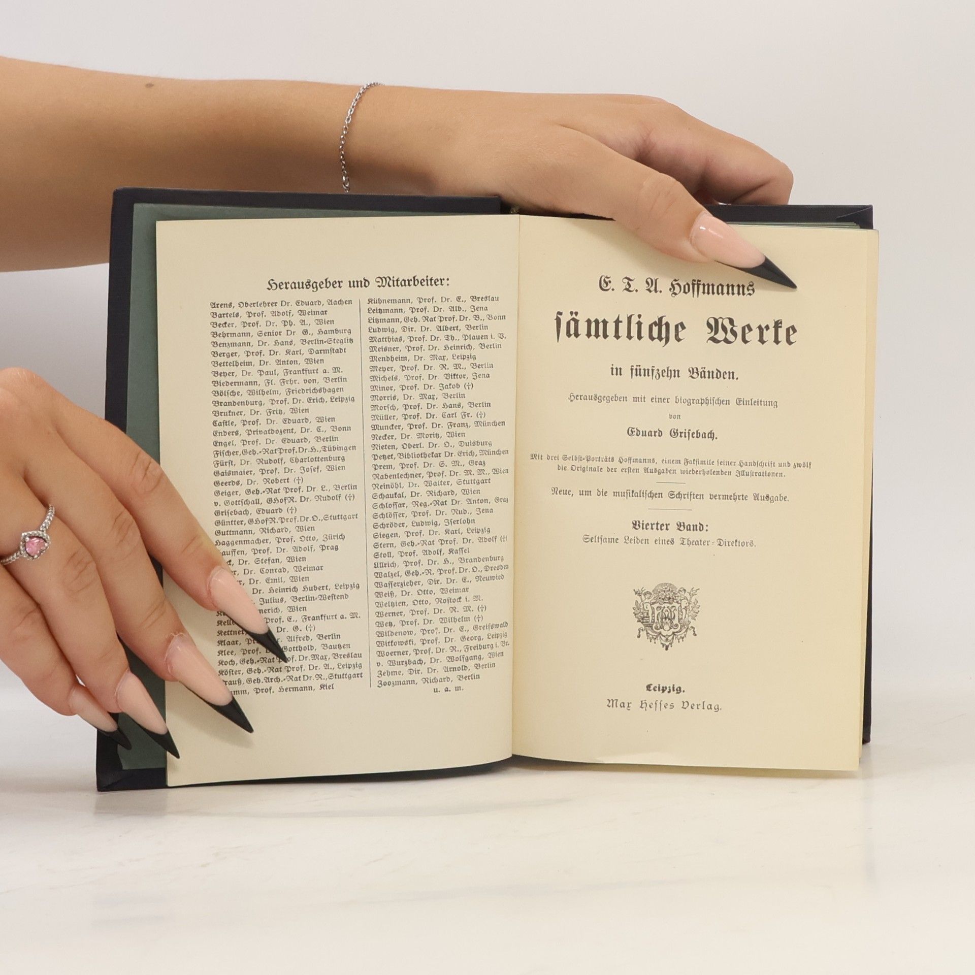 E. T. A. Hoffmann E. T. A. Hoffmanns sämtliche Werke in fünfzehn Bänden 4