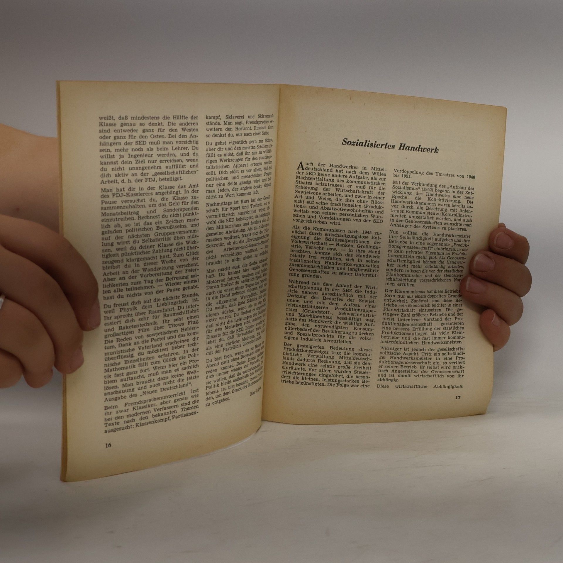 Autorenkollektiv Was wäre, wenn Du drüben leben müßtest?