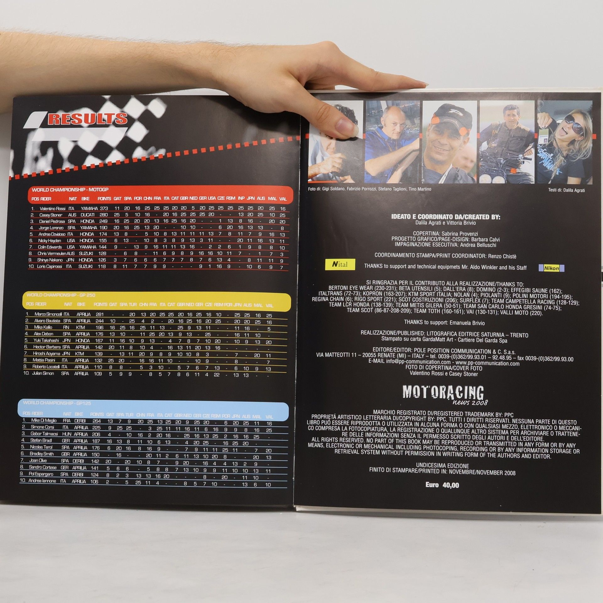 Various authors Motoracing News 2008