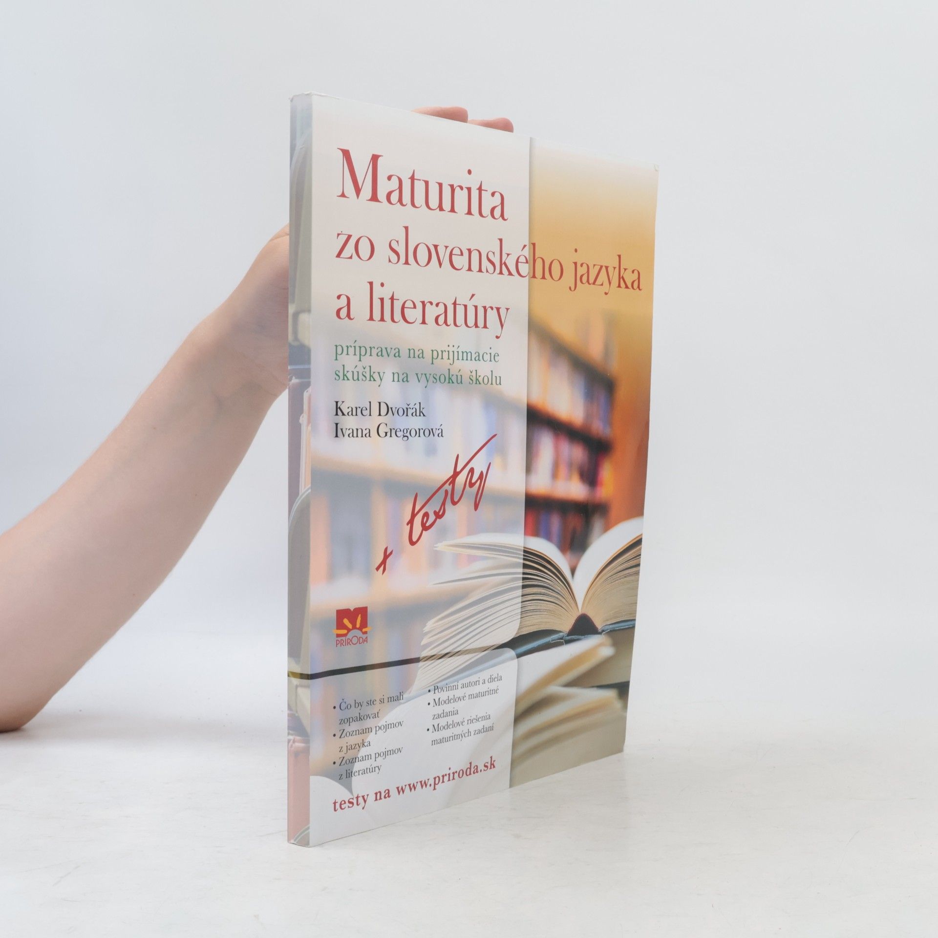 Ivana Gregorová Maturita zo slovenského jazyka a literatúry. Príprava na prijímacie skúšky na vysokú školu.