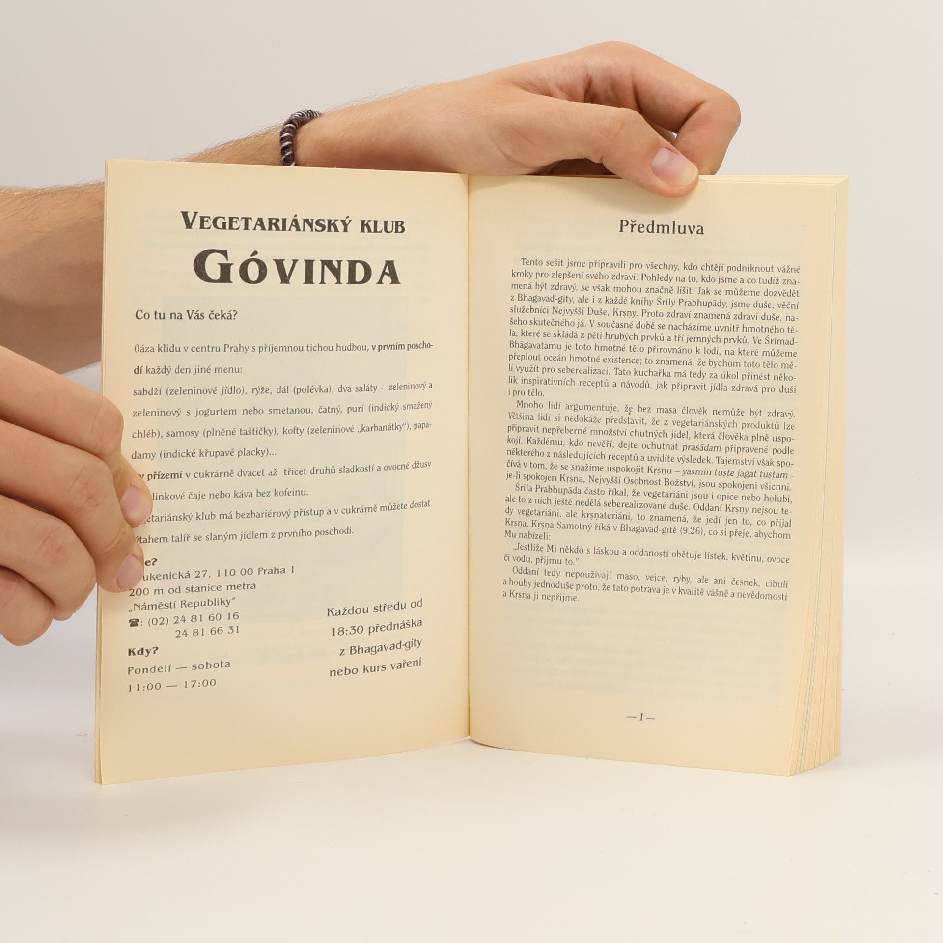 Šrí Šrímad A. Č. Bhaktivédanta Swami Prabhupáda 108 receptů od Góvindy