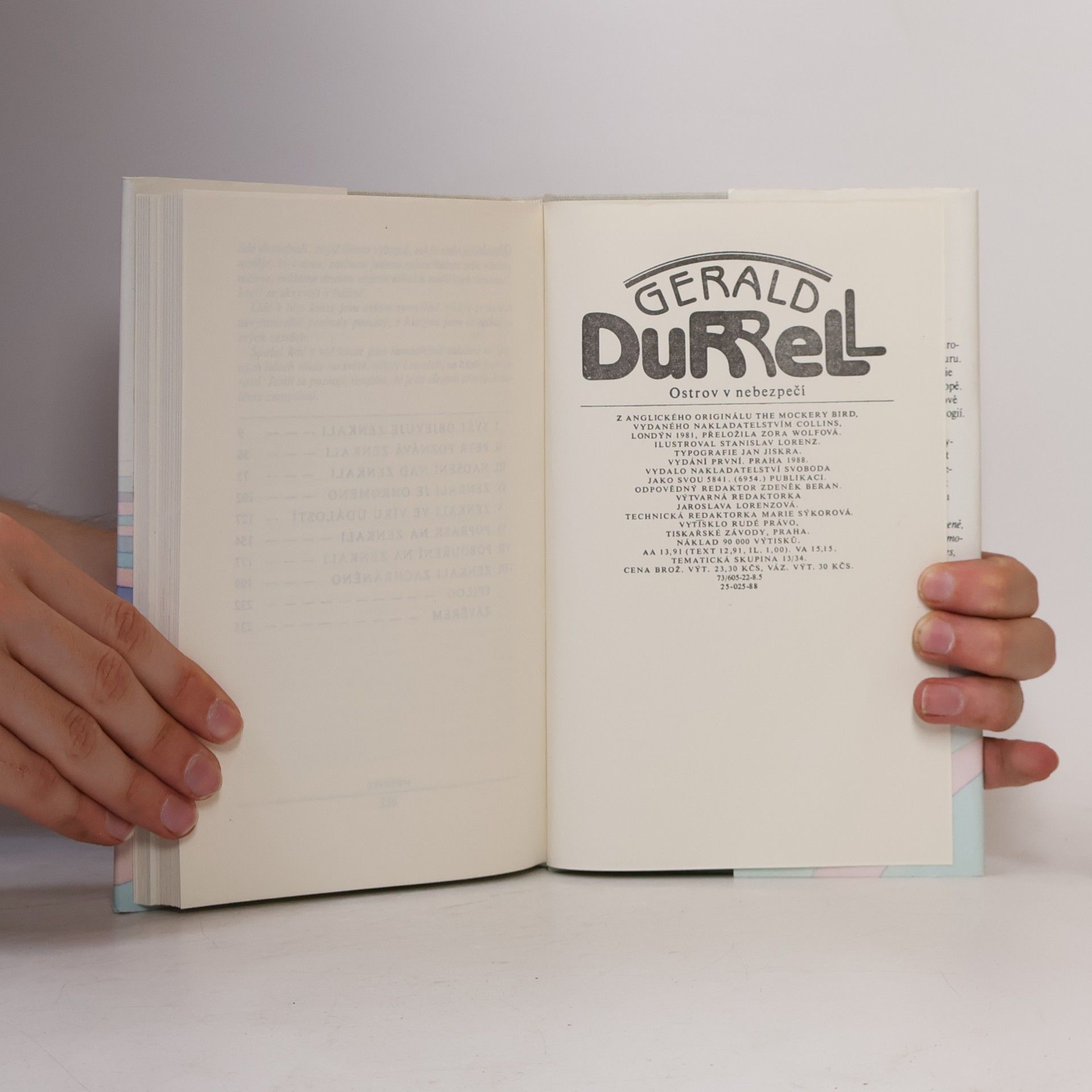 Gerald Durrell Ostrov v nebezpečí
