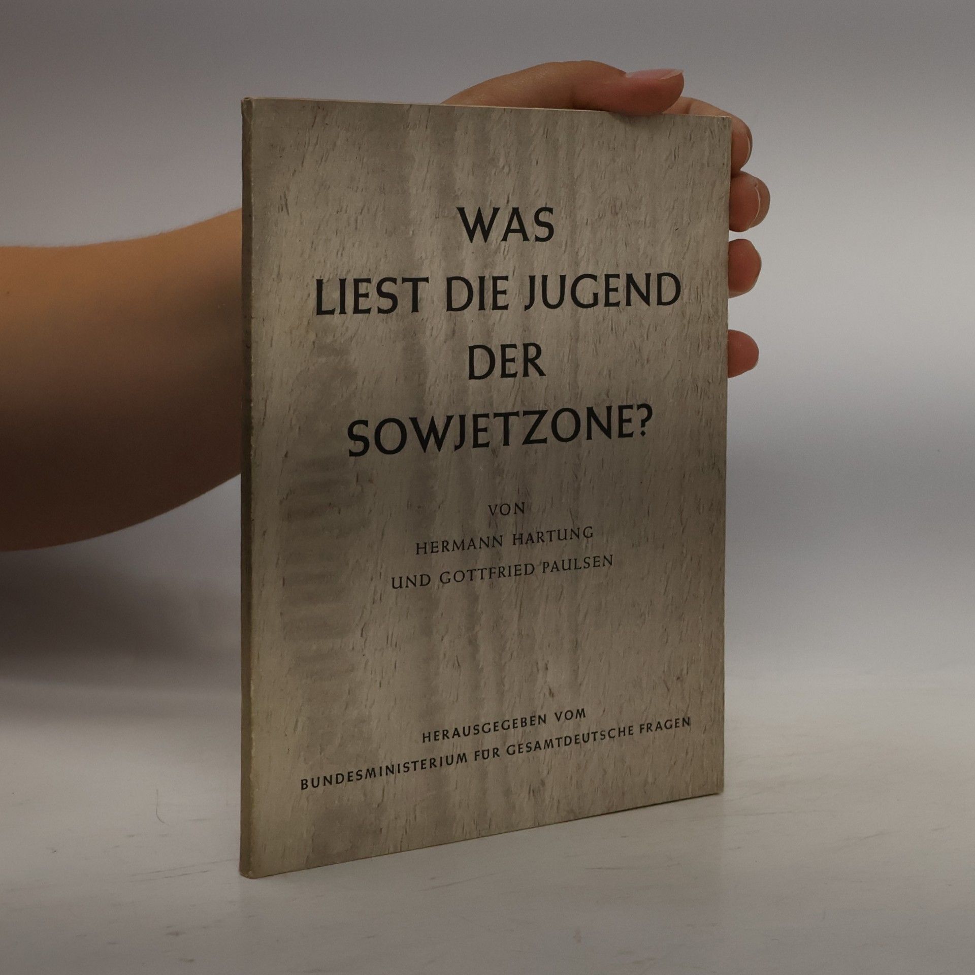 Was liest die Jugend der Sowjetzone?