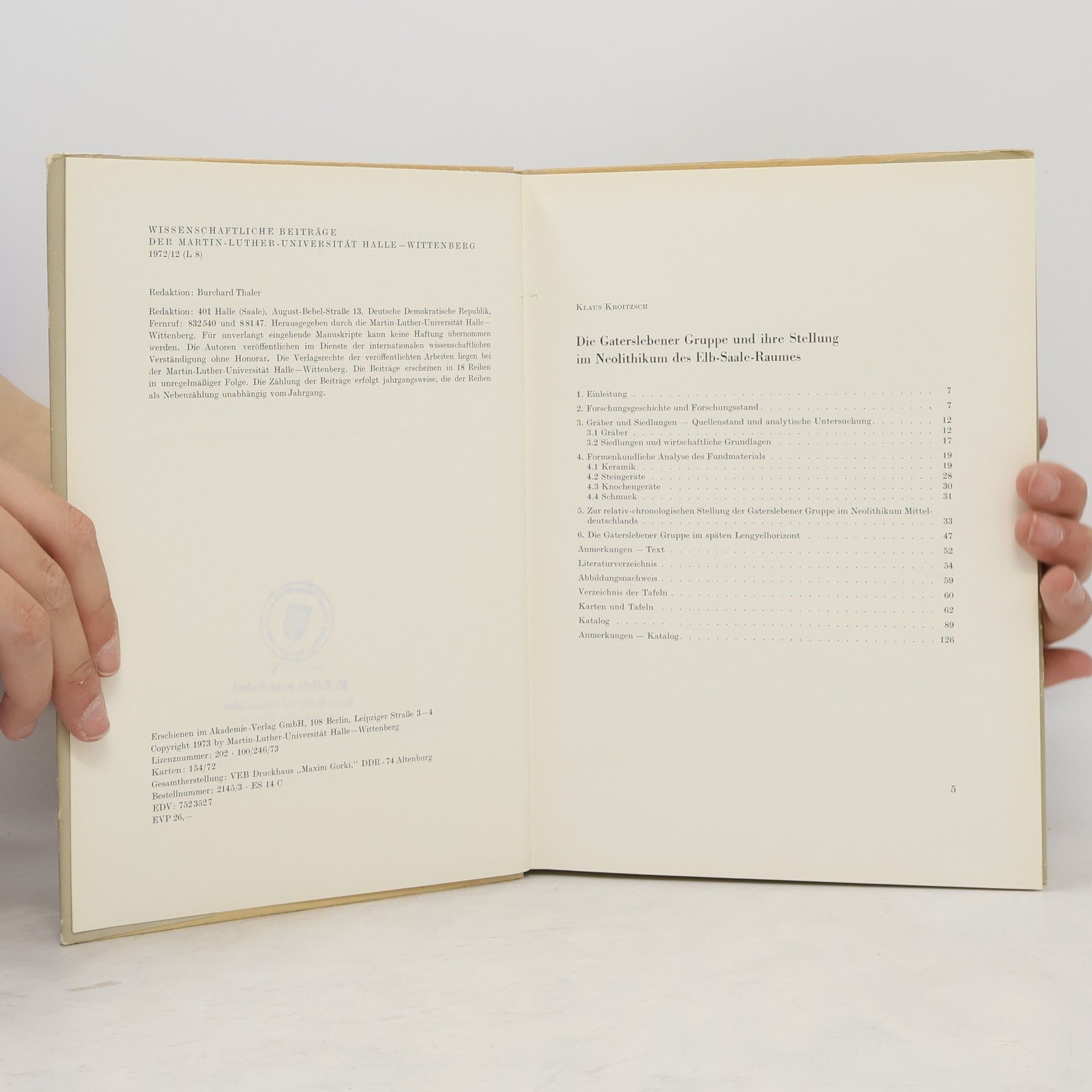 Various authors Neolithische Studien II.