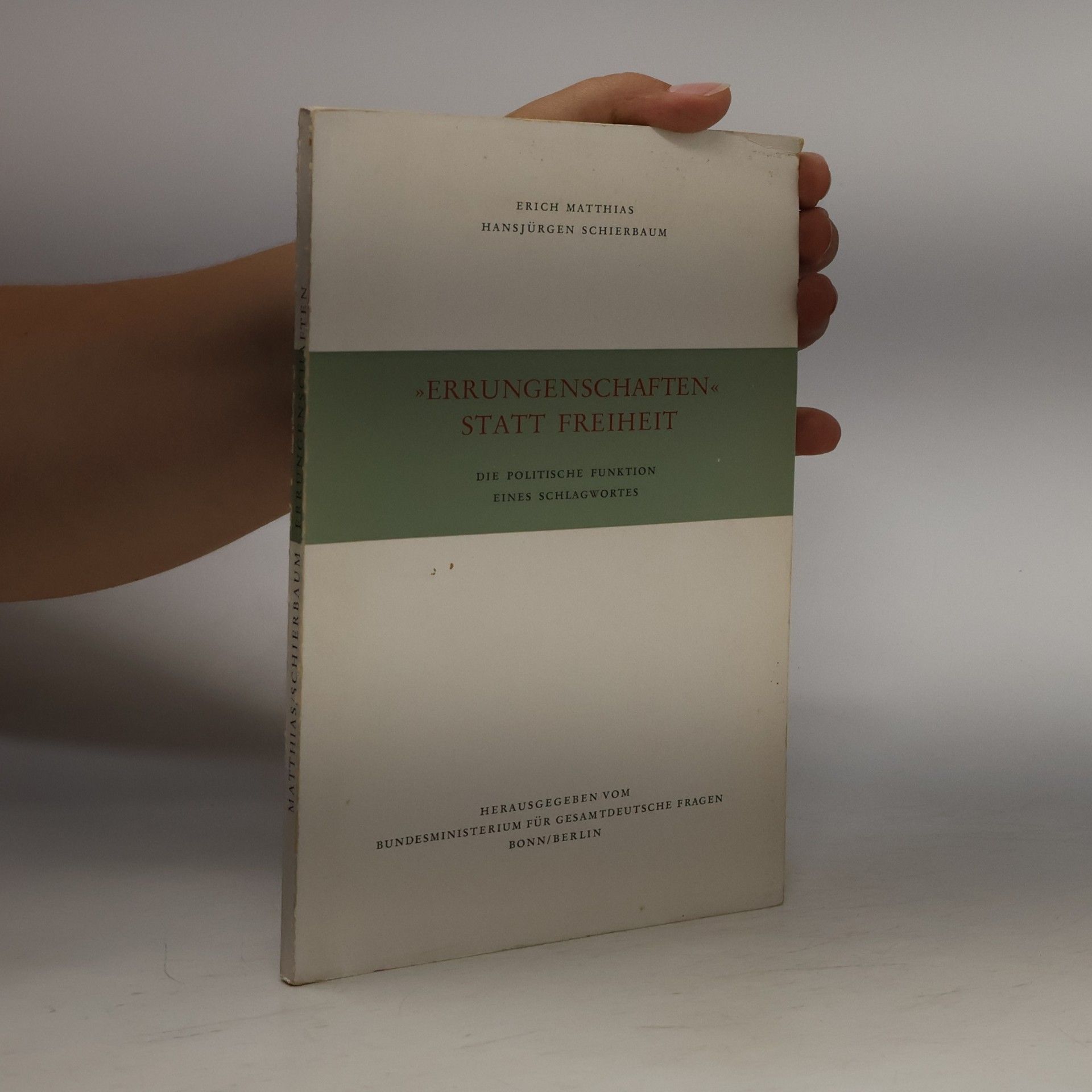 Errungenschaften statt Freiheit