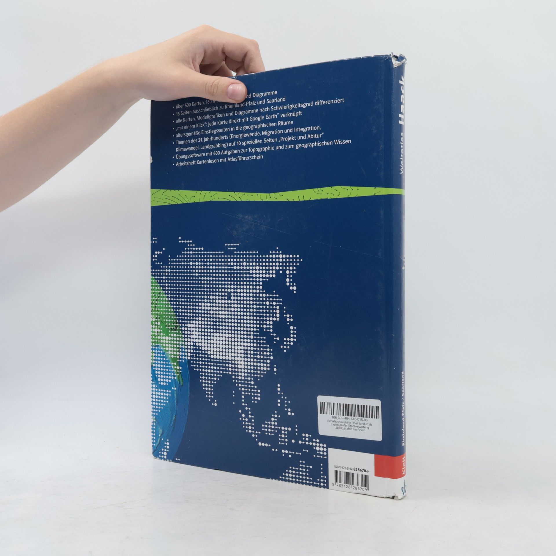 KLETT Weltatlas Medienpaket, Arbeitsheft Kartenlesen mit Atlasführerschein