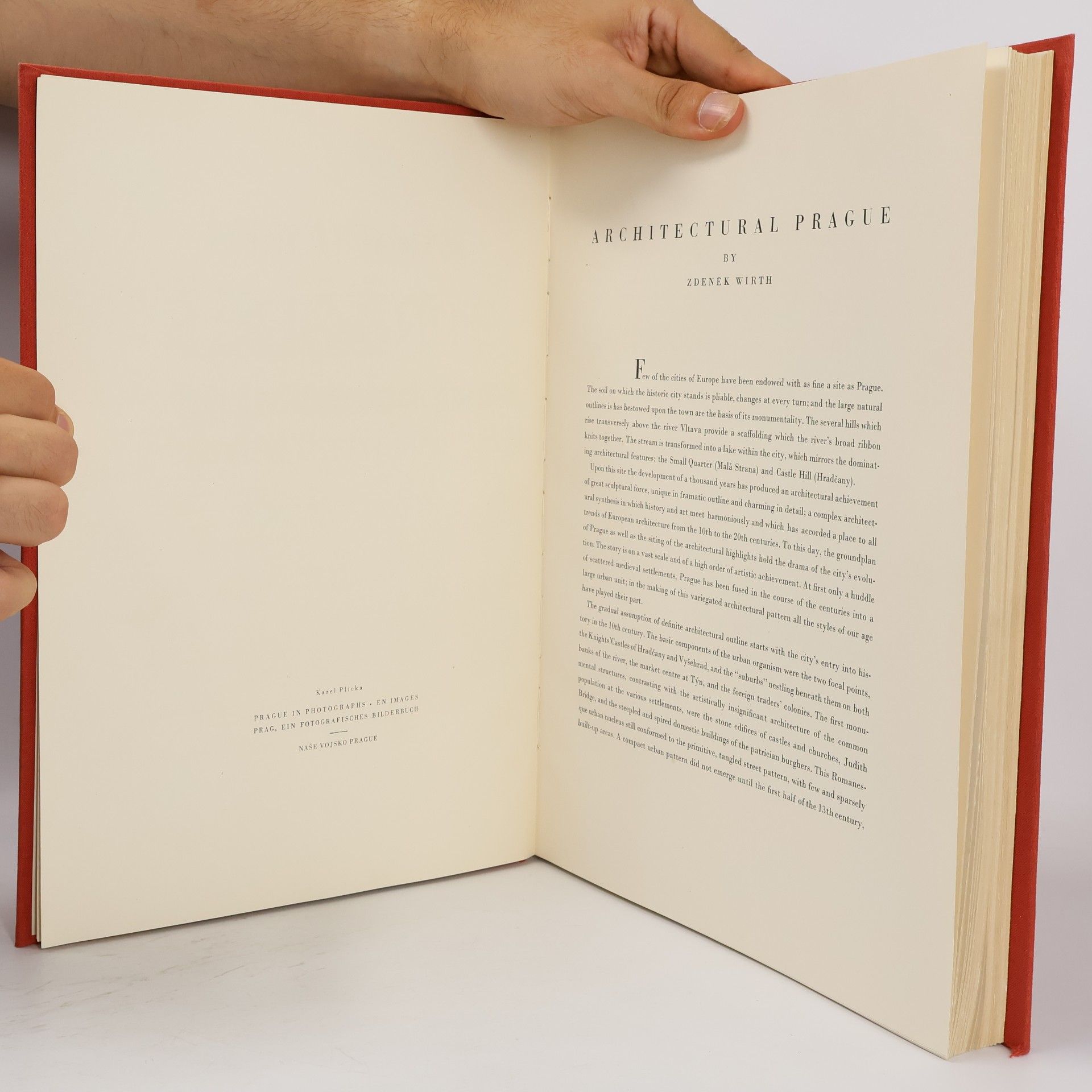 Karel Plicka Prag. Ein fotografisches Bilderbuch = Prague in Photographs = Prague en Images