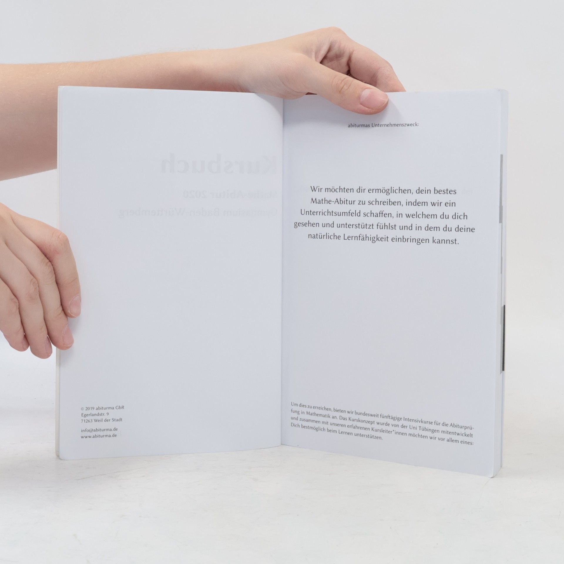 Various authors Kursbuch Mathe-Abitur 2020 - Baden-Württemberg