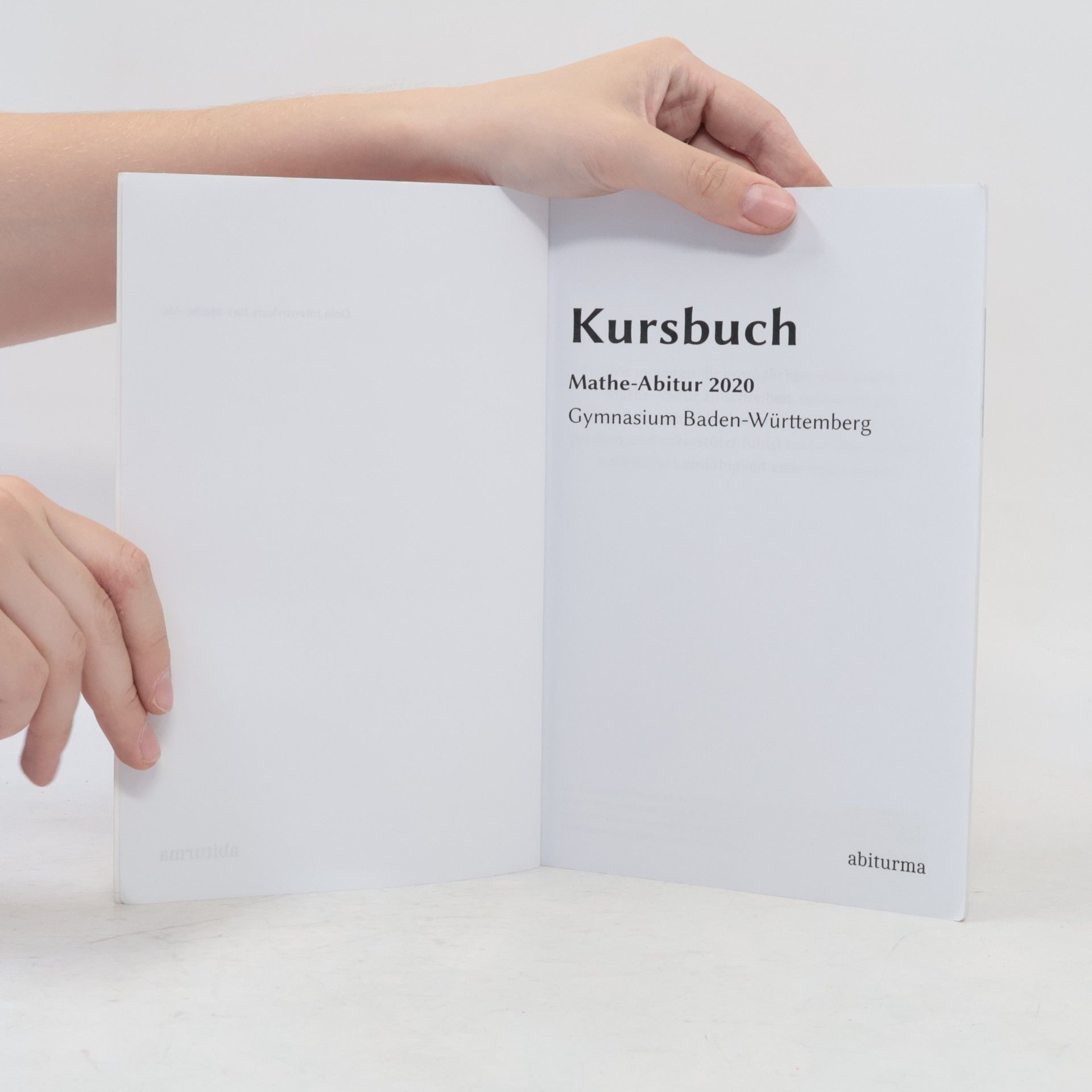 Various authors Kursbuch Mathe-Abitur 2020 - Baden-Württemberg