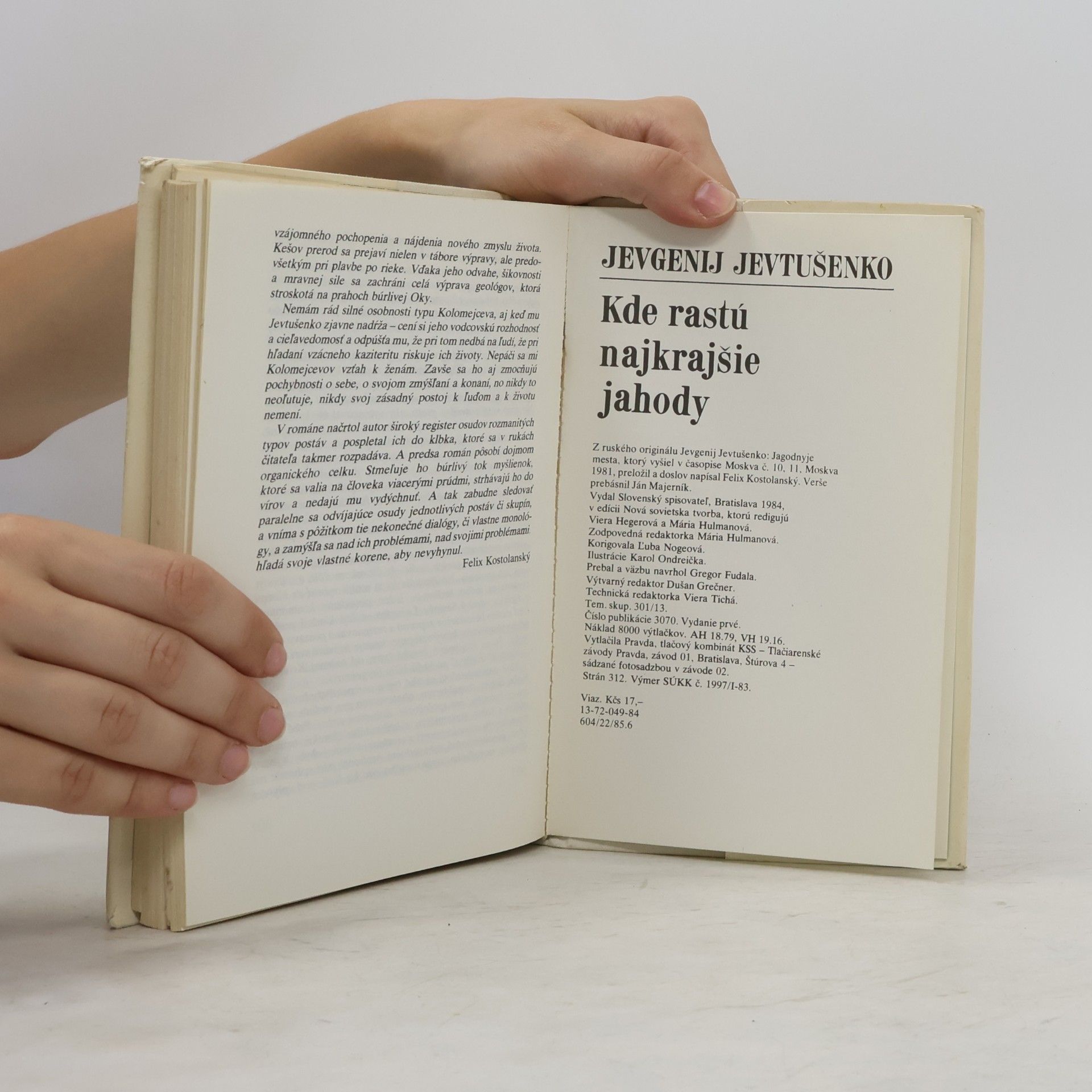 Yevgeny Yevtushenko Kde rastú najkrajšie jahody