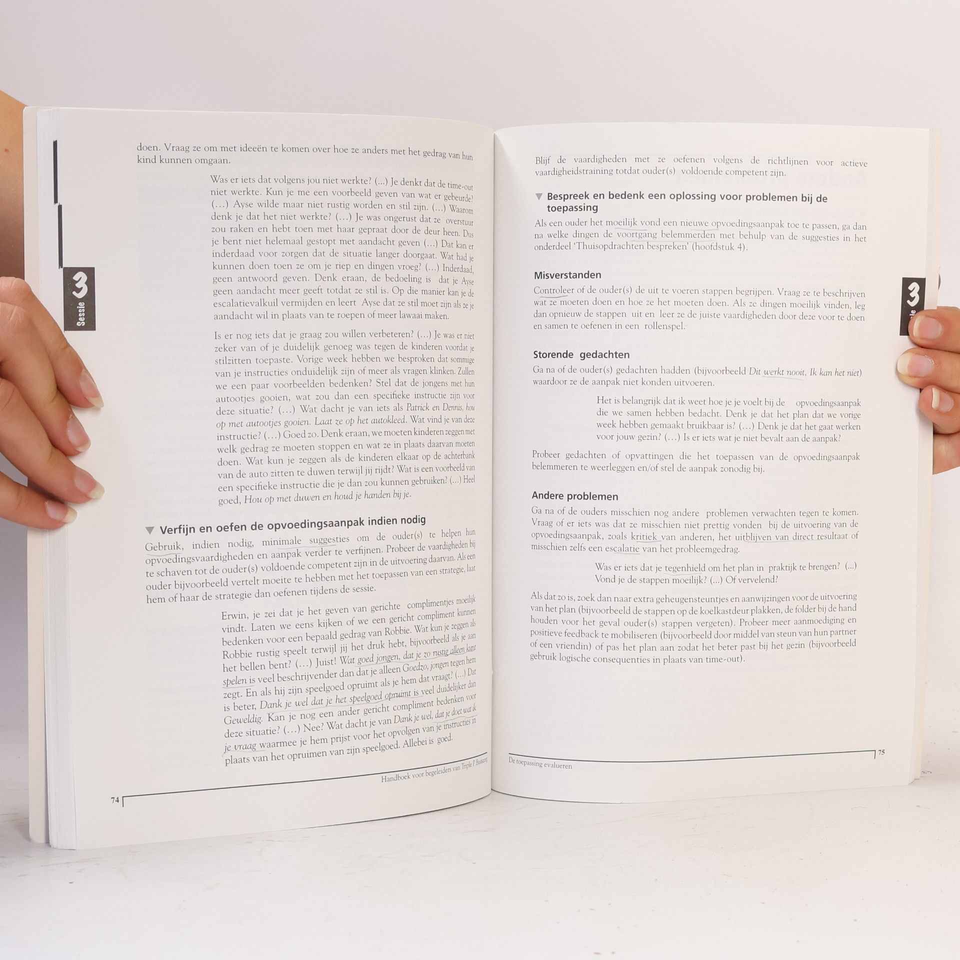 Collectif d'auteurs Handboek voor begeleiders van Triple P Basiszorg