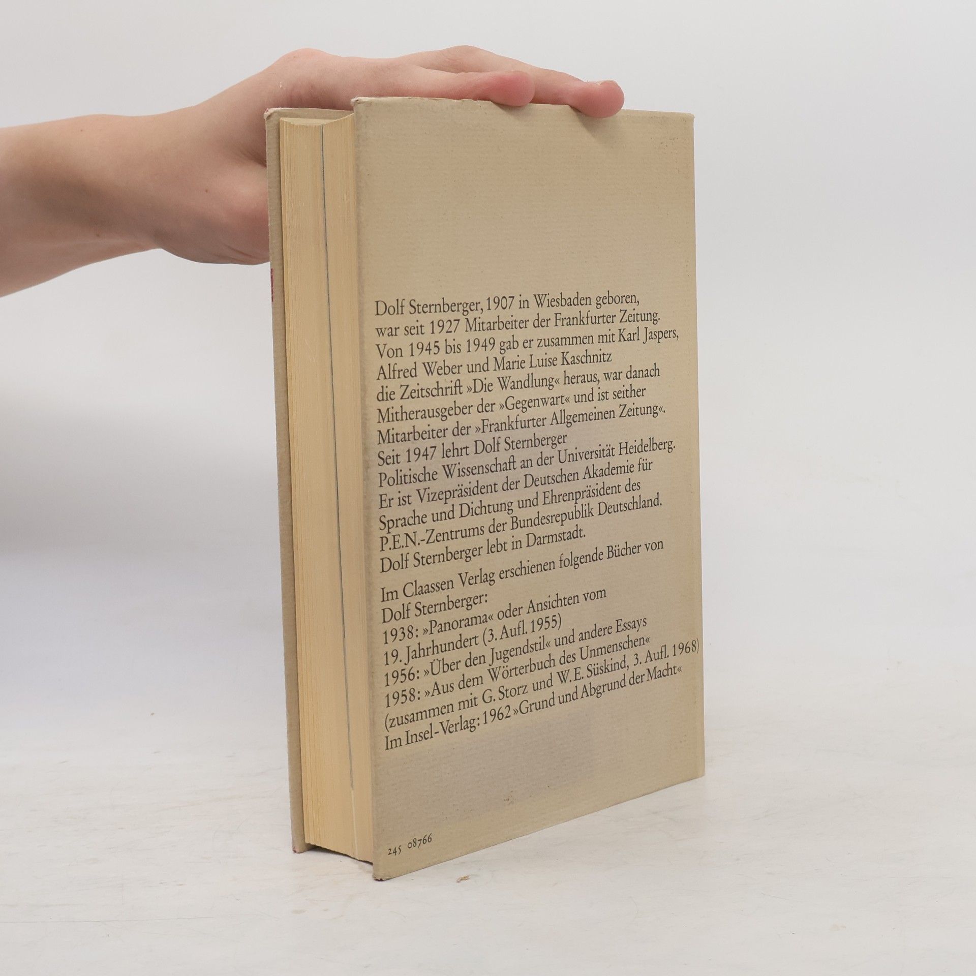 Dolf Sternberger Heinrich Heine und die Abschaffung der Sünde
