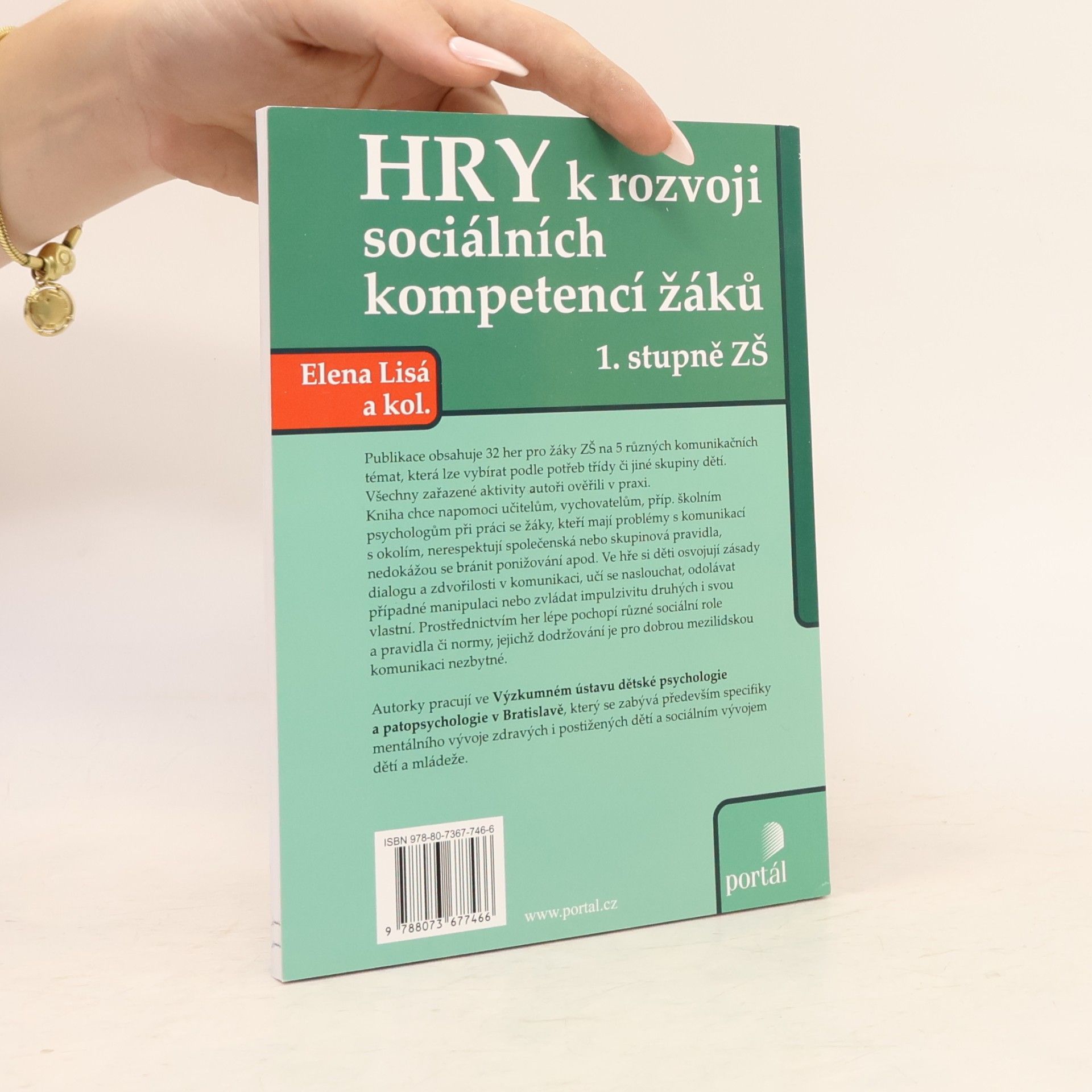 Elena Lisá Hry k rozvoji sociálních kompetencí žáků 1. stupně ZŠ