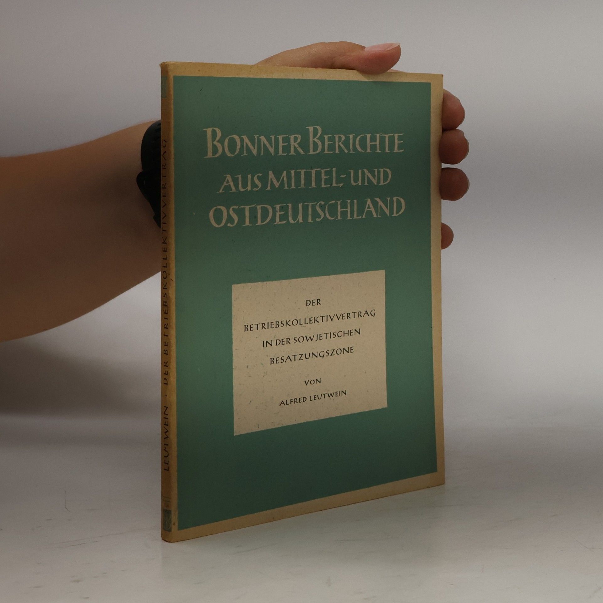 Bonner Berichte aus Mittel- und Ostdeutschland