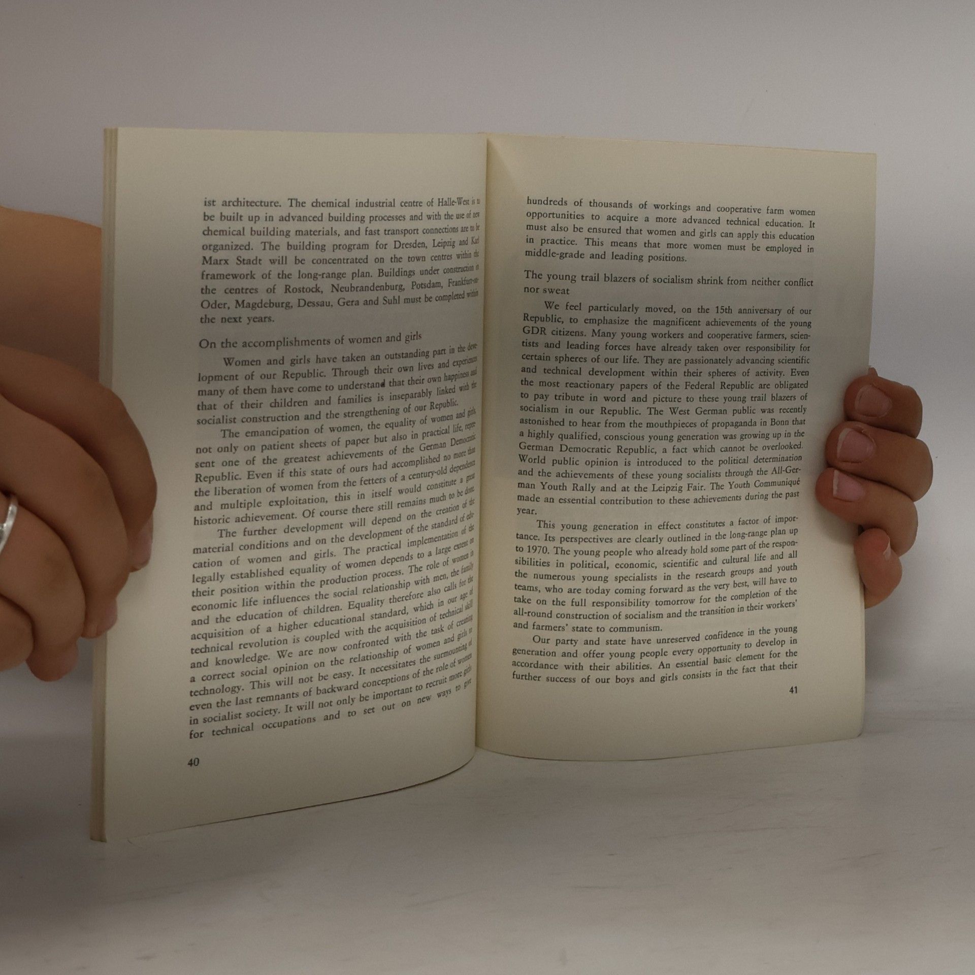 Autorenkollektiv The Way to the Completion of the Socialist Construction of the German Democratic Republic