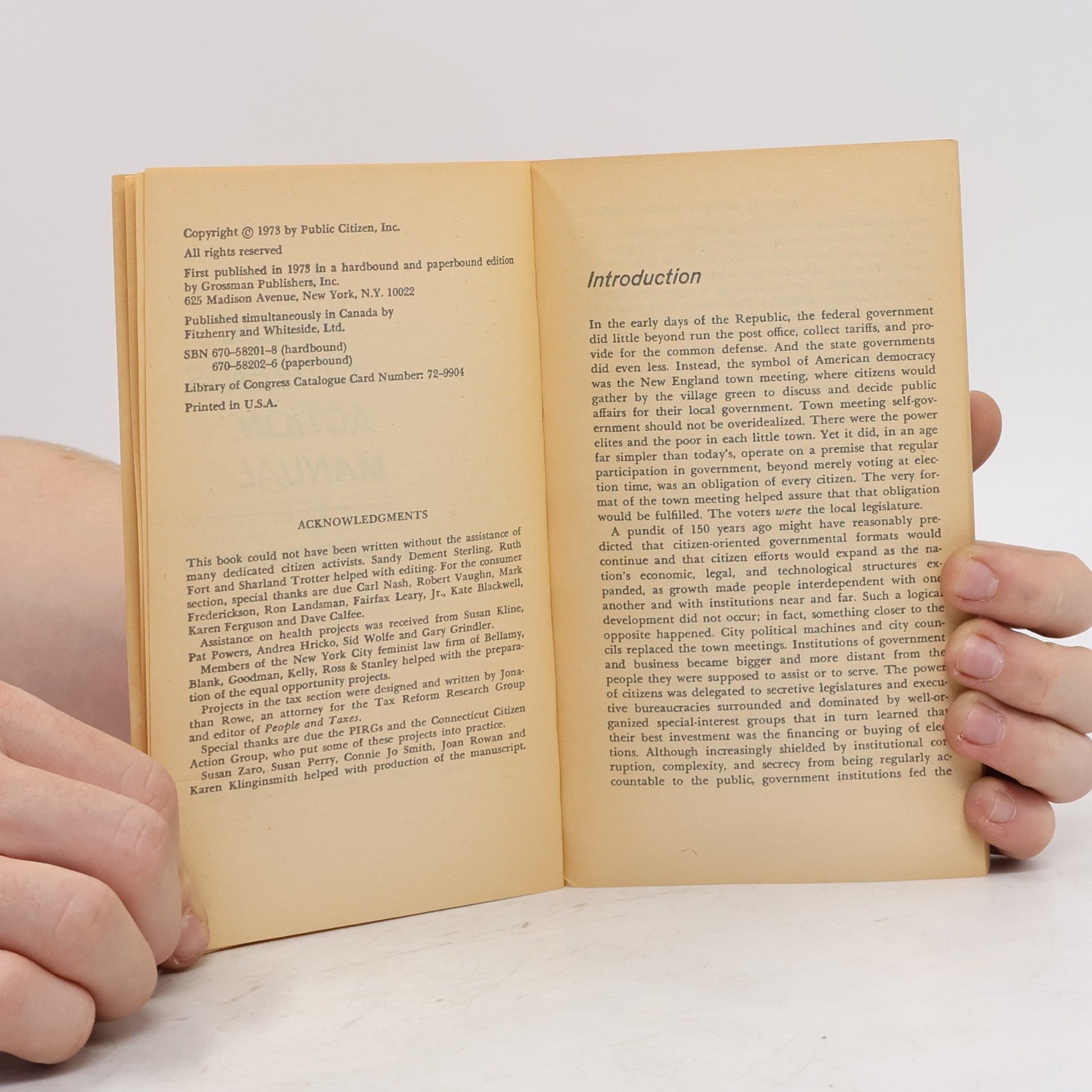 Donald K. Ross A Public Citizen's Action Manual