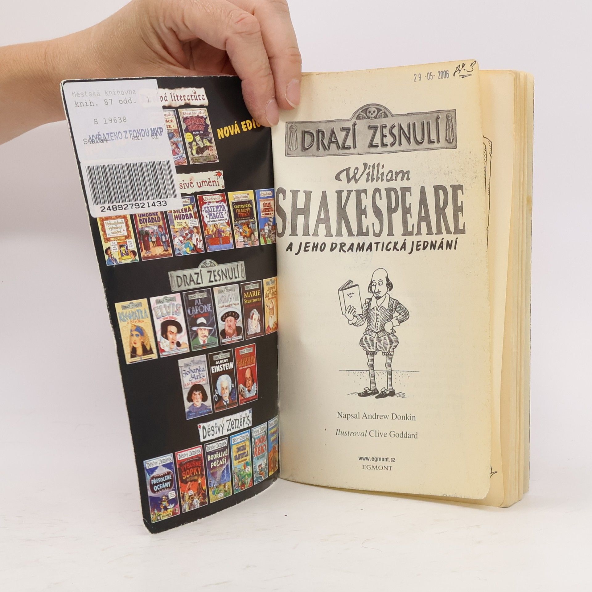 Andrew Donkin William Shakespeare a jeho dramatická jednání