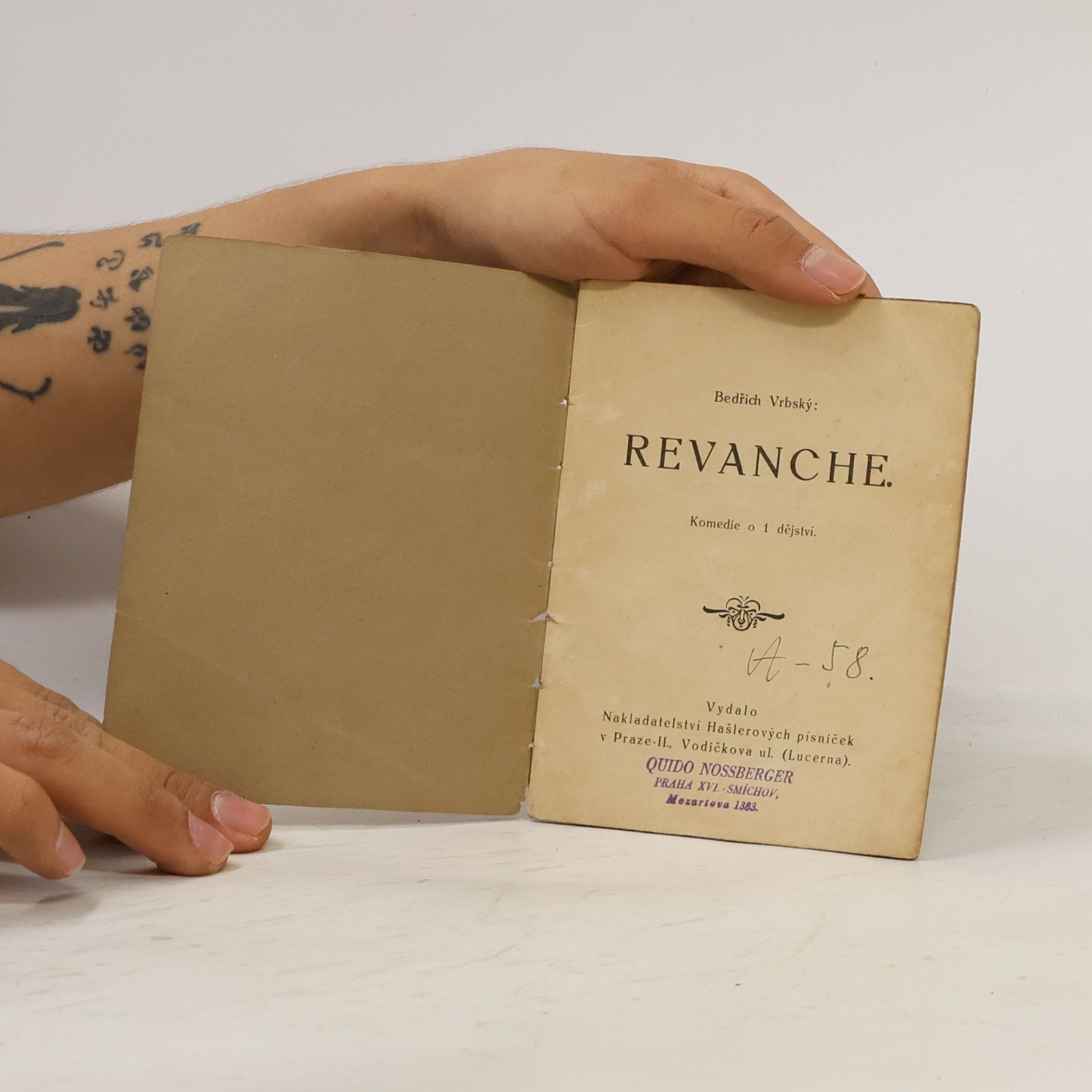 Bedřich Vrbský Revanche