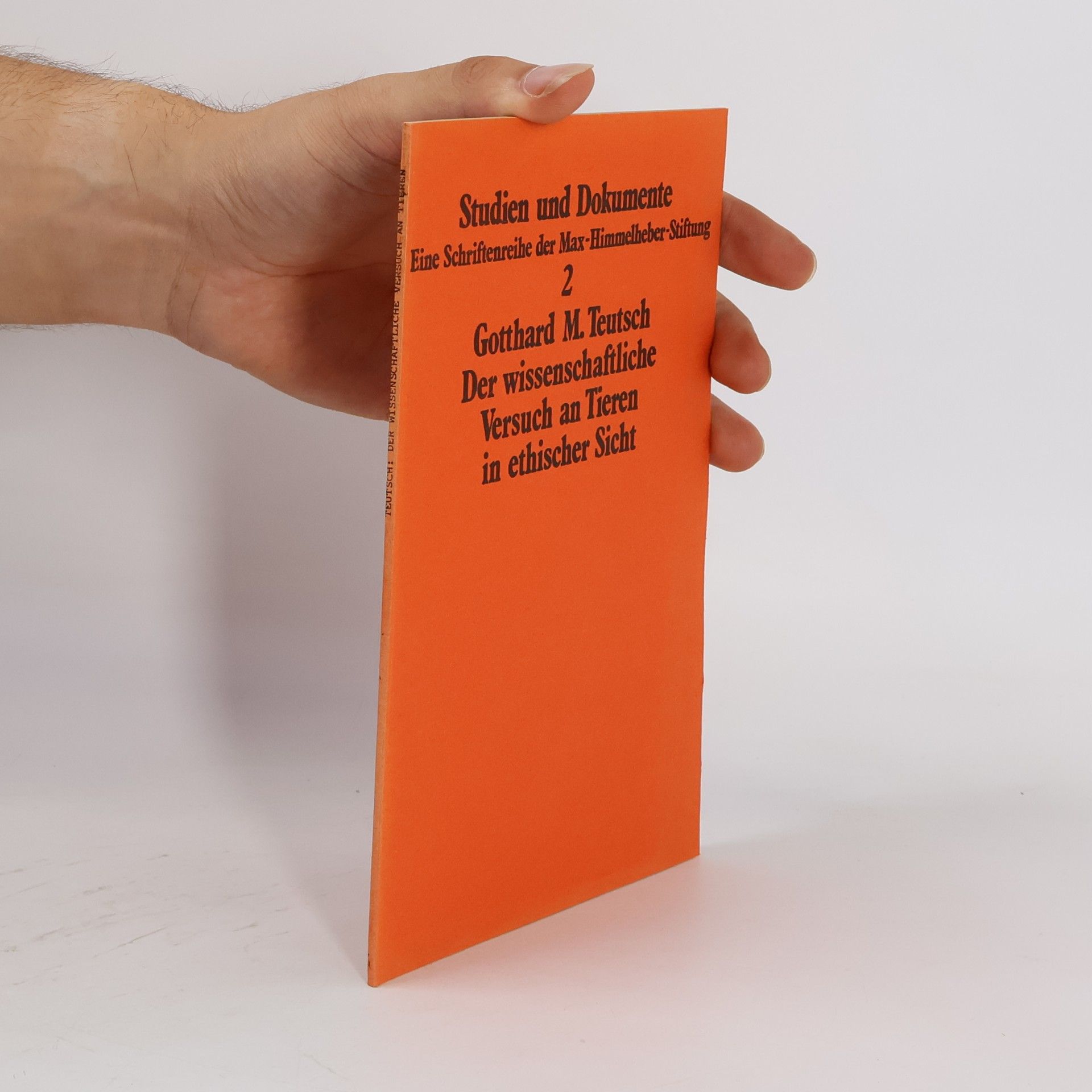 Studien und Dokumente. Ein Schriftenreibe der Max Himmelberer Stiffung 2