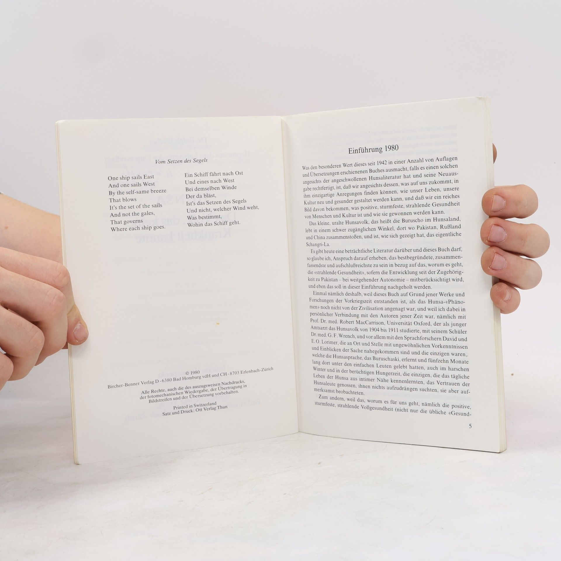 Ralph Bircher Fundgrube zu Gesundheitsfragen