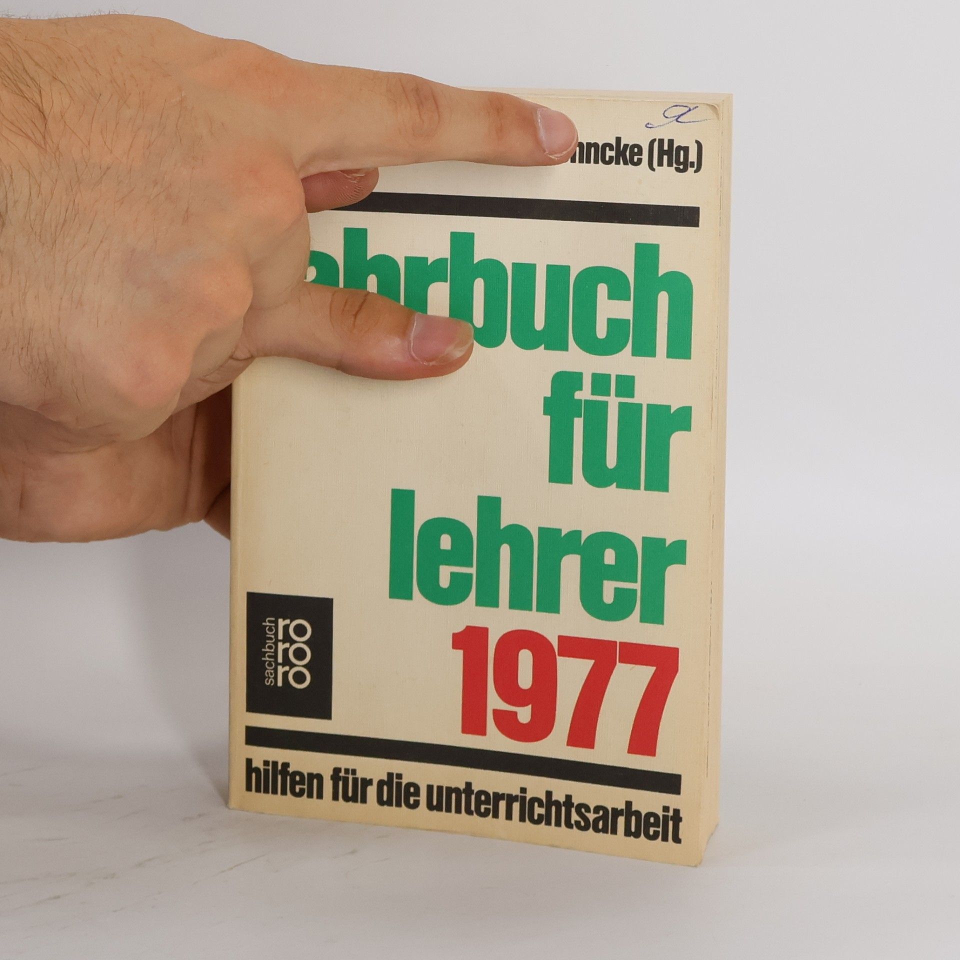 Johannes Beck Jahrbuch für Lehrer