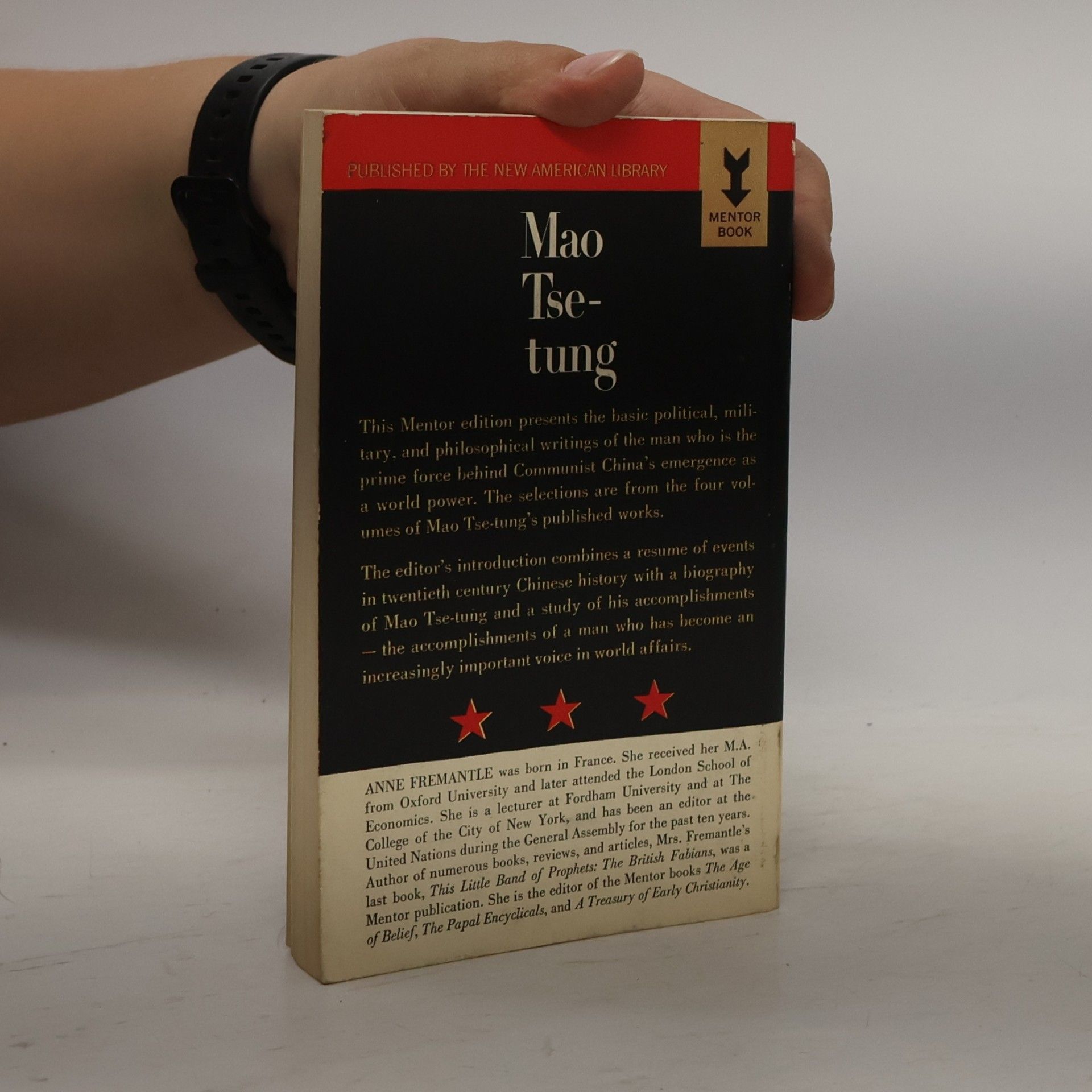 Anne Fremantle Mao Tse-tung. An Anthology of His Writings