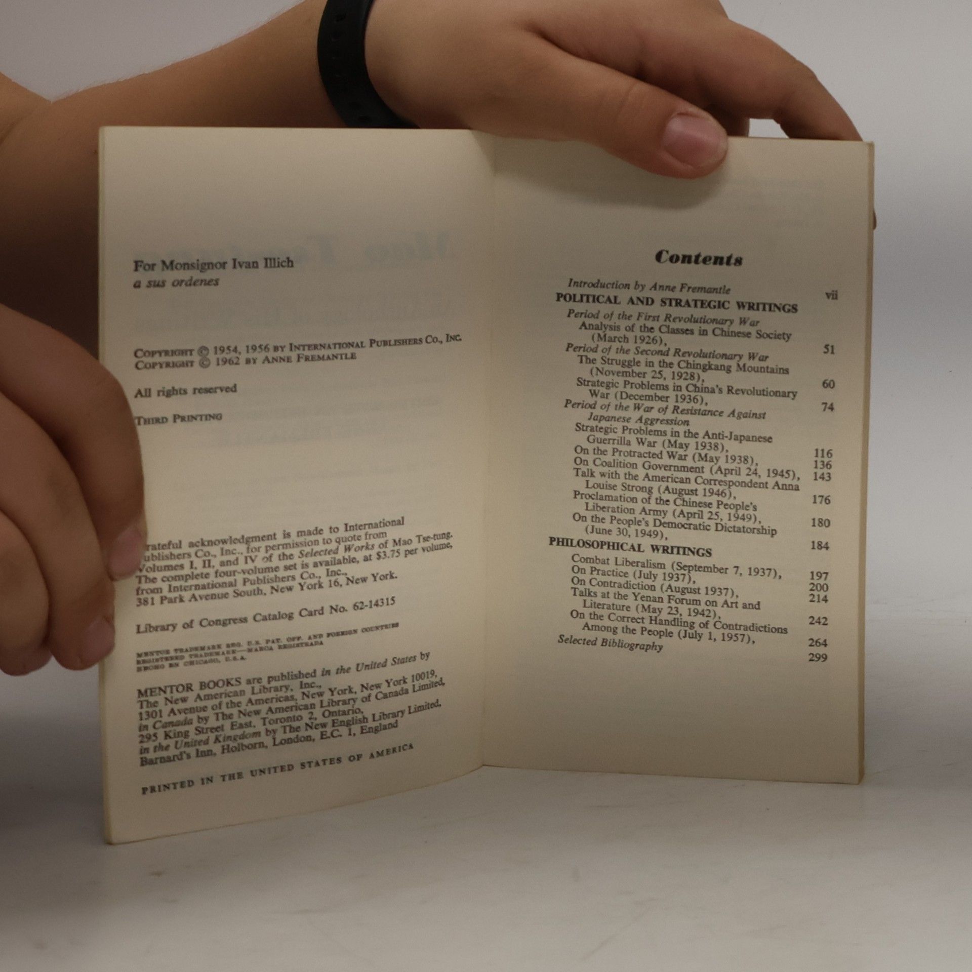 Anne Fremantle Mao Tse-tung. An Anthology of His Writings