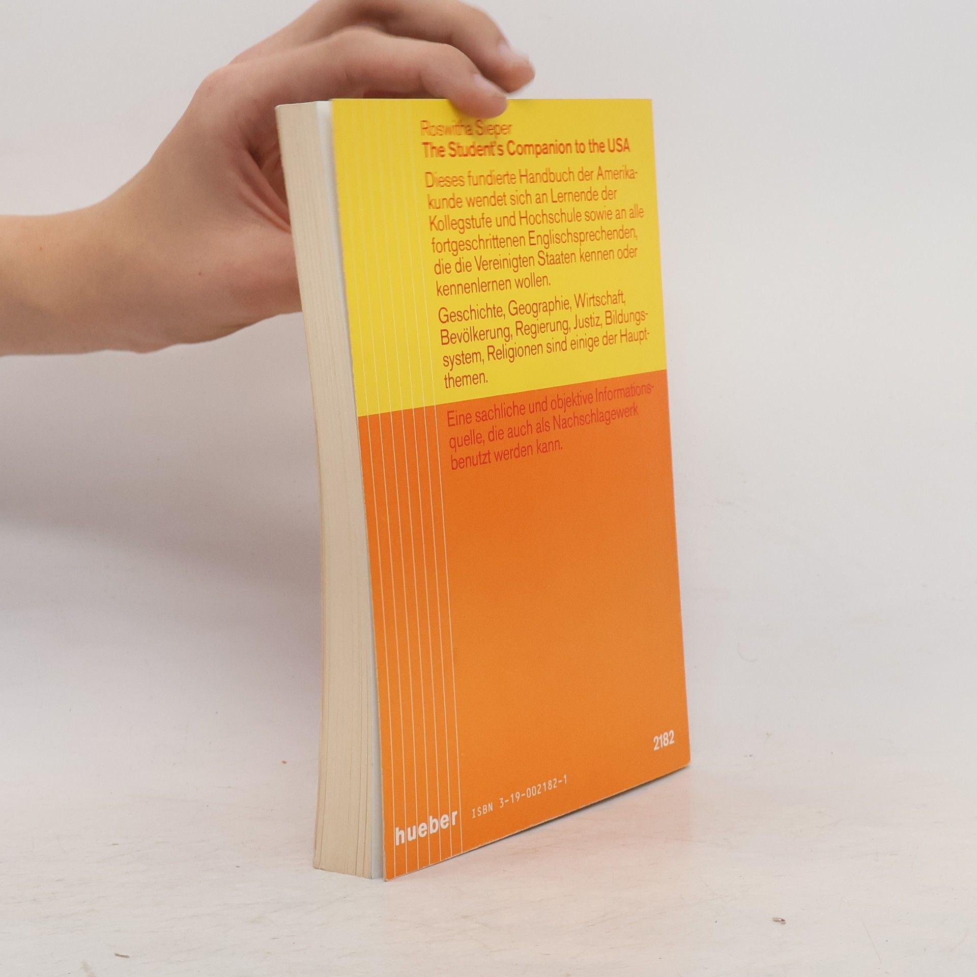 Roswitha Sieper The student's companion to the USA