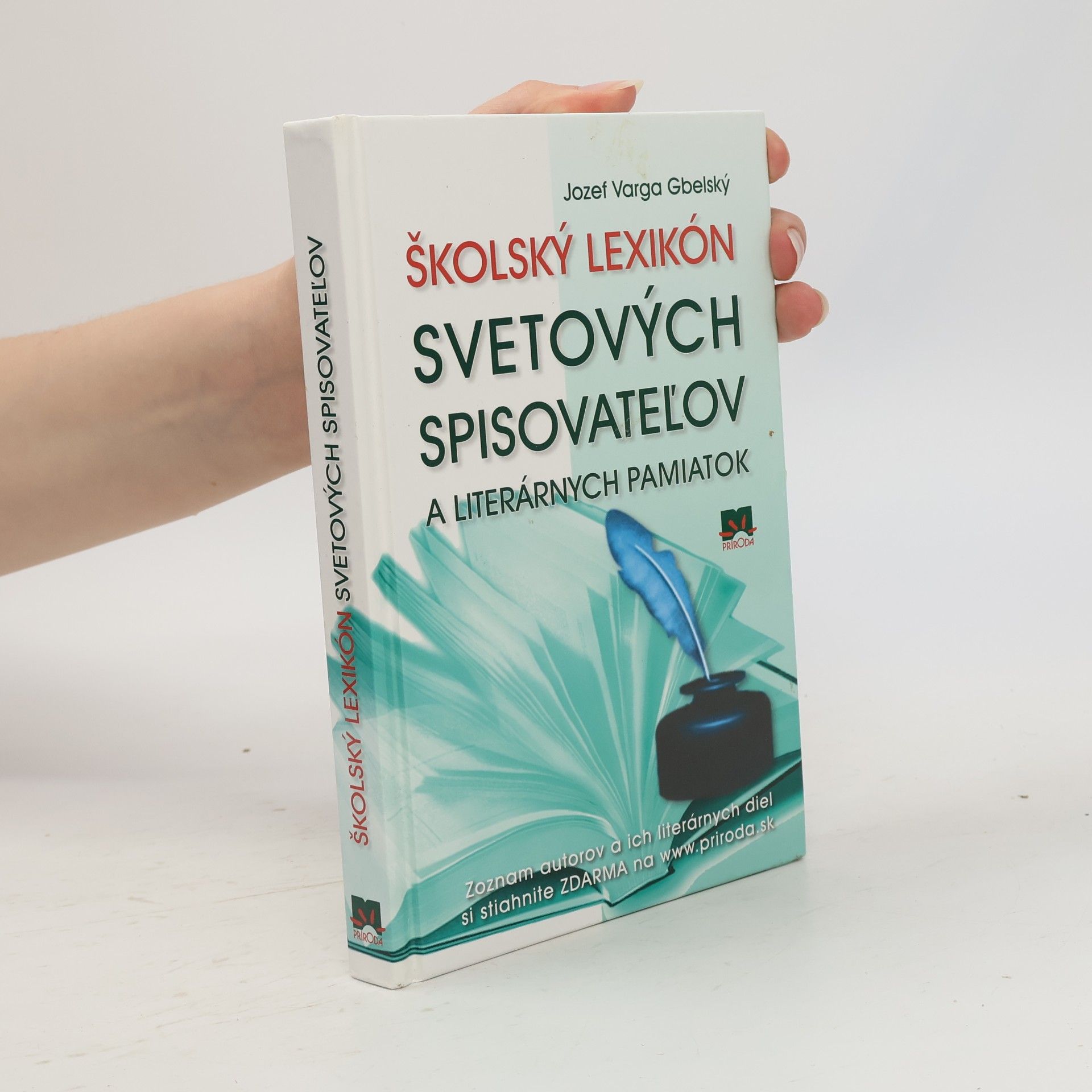 Jozef Varga Gbelský Školský lexikón svetových spisovateľov a literárnych pamiatok